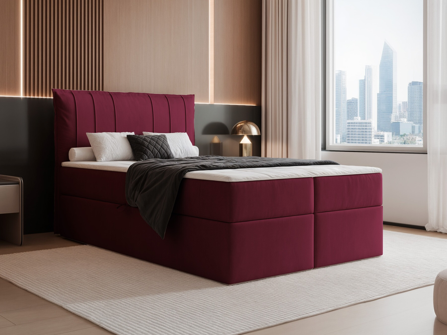 Κρεβάτι continental Martinez 107 (Magic Velvet 2229)