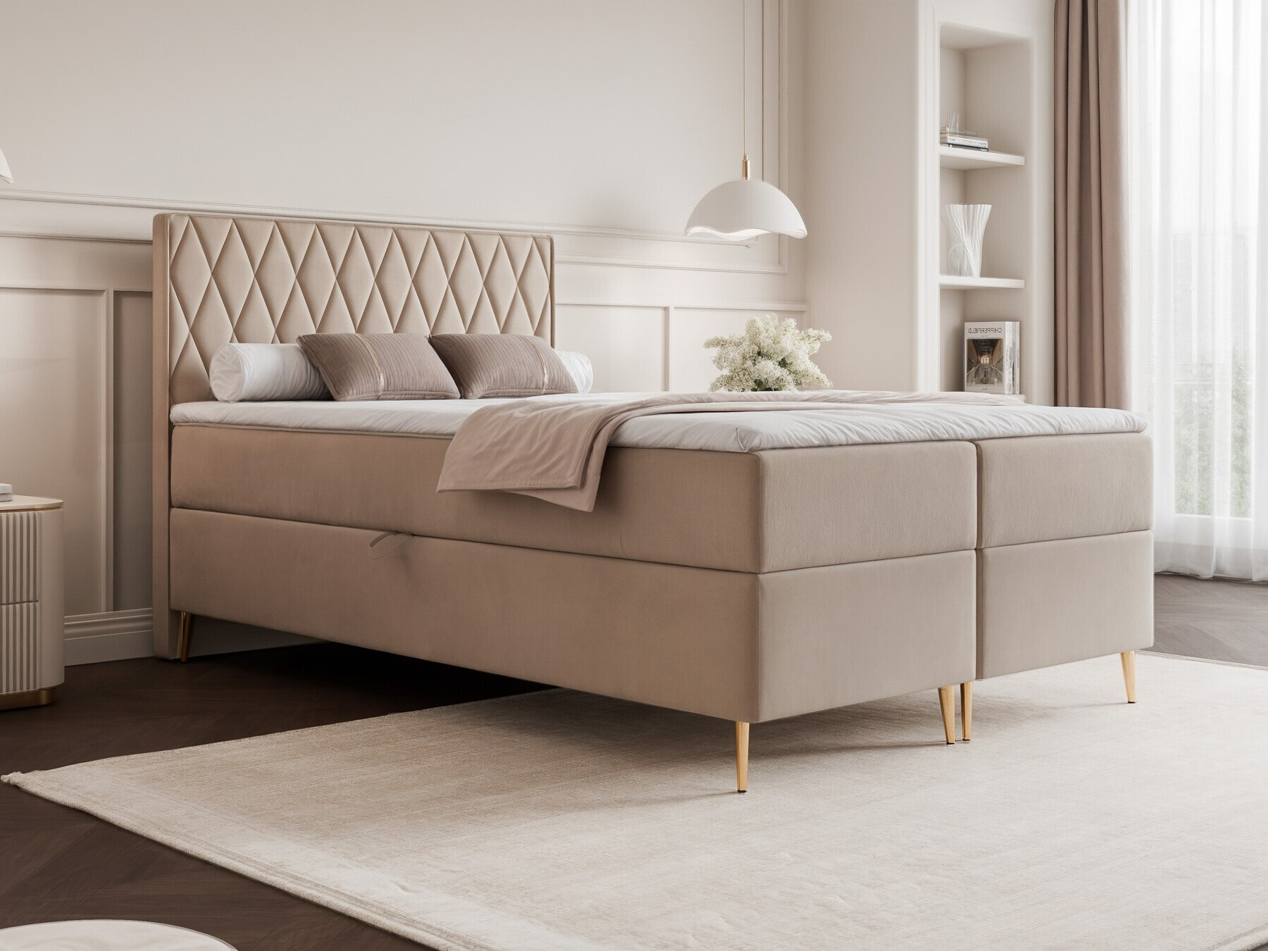 Κρεβάτι continental Martinez 110 (Magic Velvet 2210)