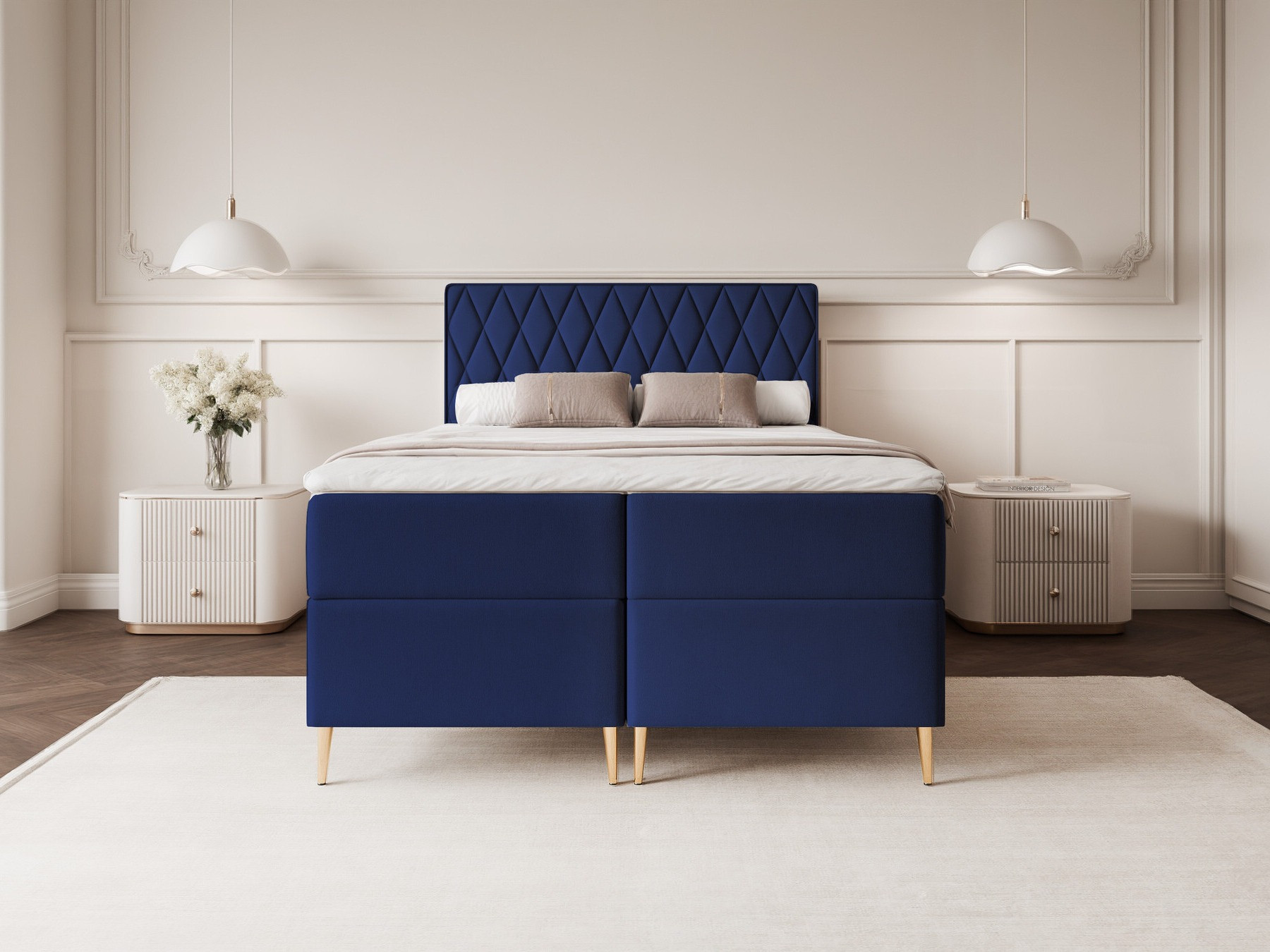 Κρεβάτι continental Martinez 110 (Magic Velvet 2216)