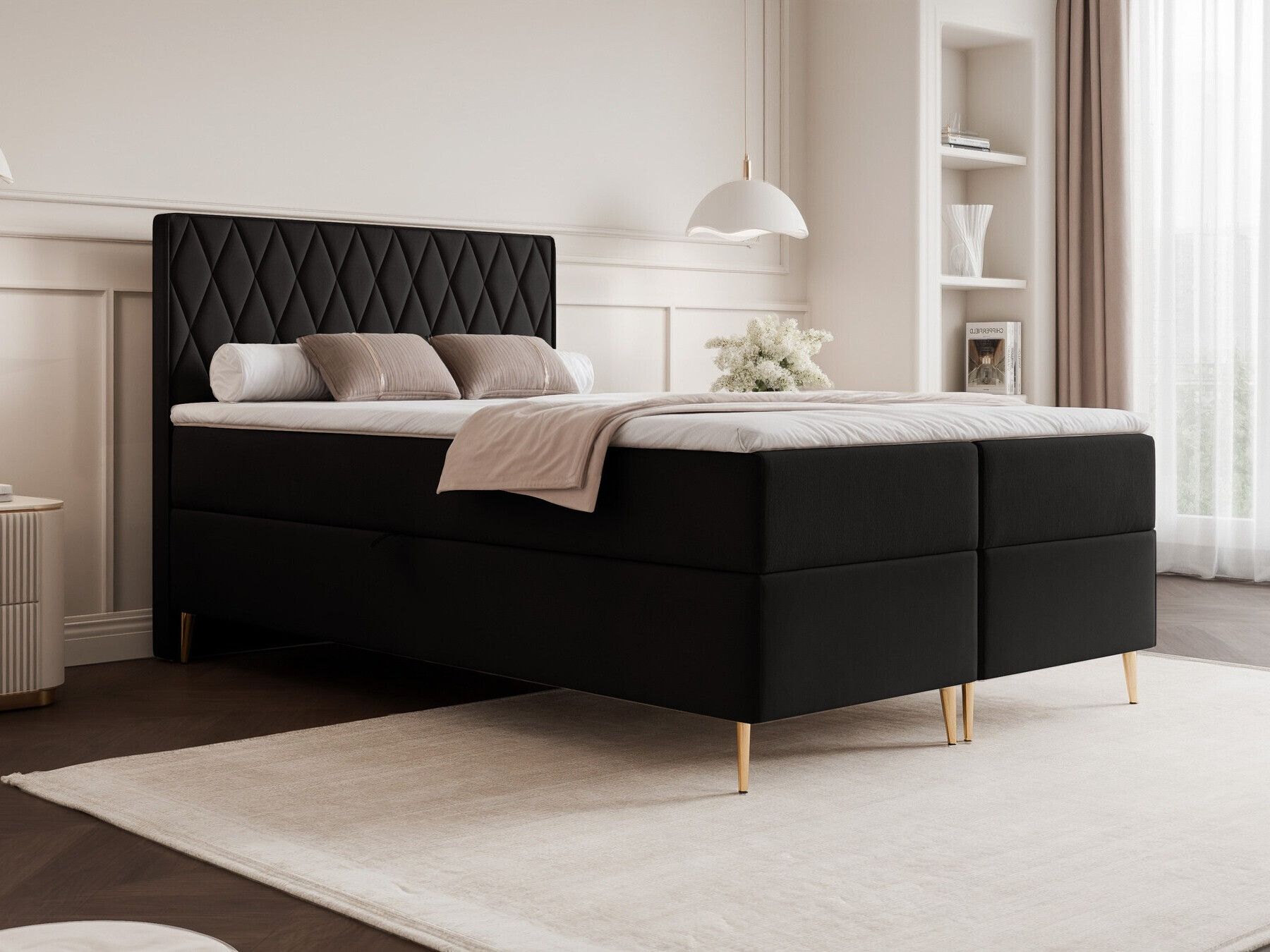 Κρεβάτι continental Martinez 110 (Magic Velvet 2219)