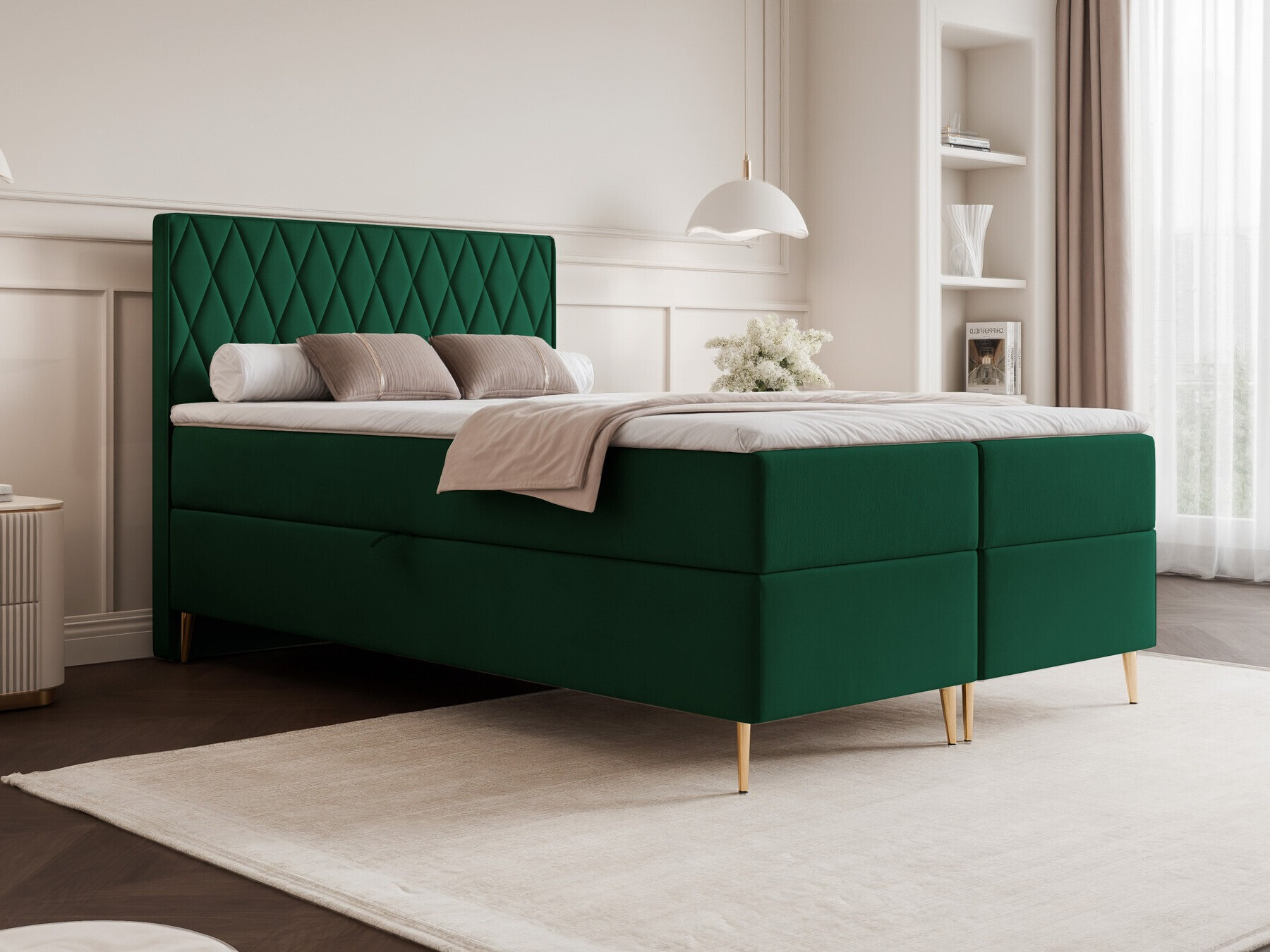 Κρεβάτι continental Martinez 110 (Magic Velvet 2225)