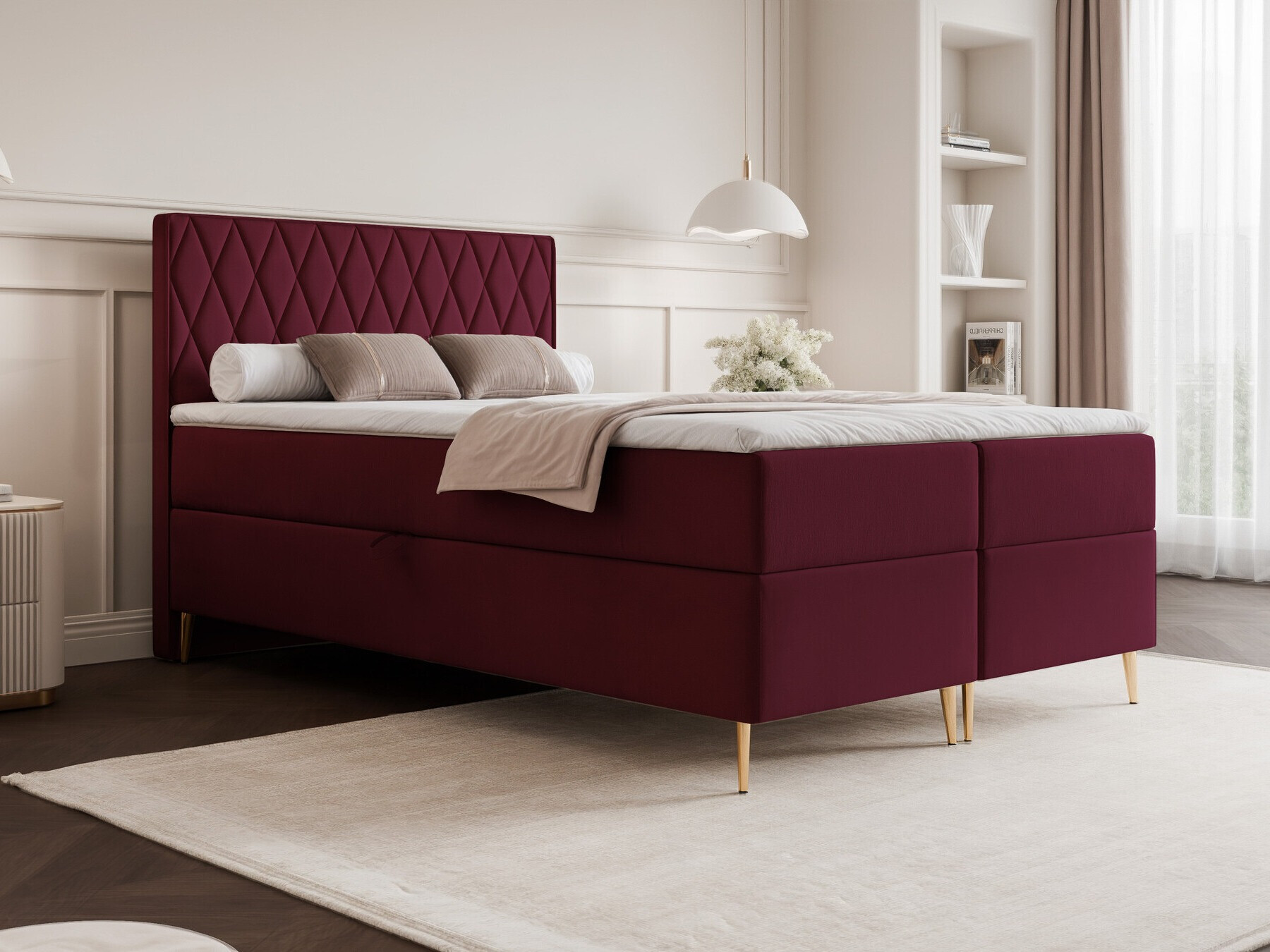 Κρεβάτι continental Martinez 110 (Magic Velvet 2229)