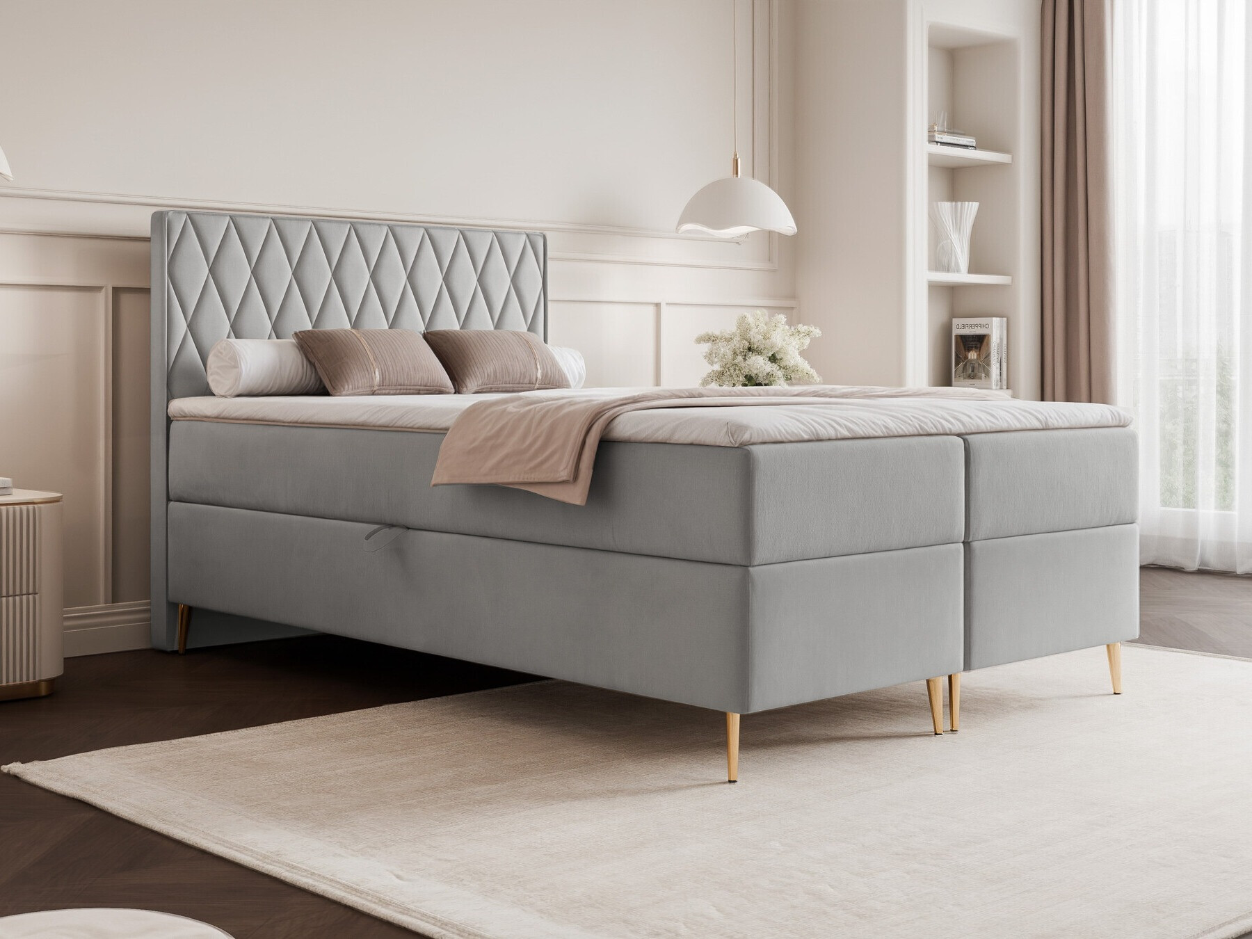 Κρεβάτι continental Martinez 110 (Magic Velvet 2240)