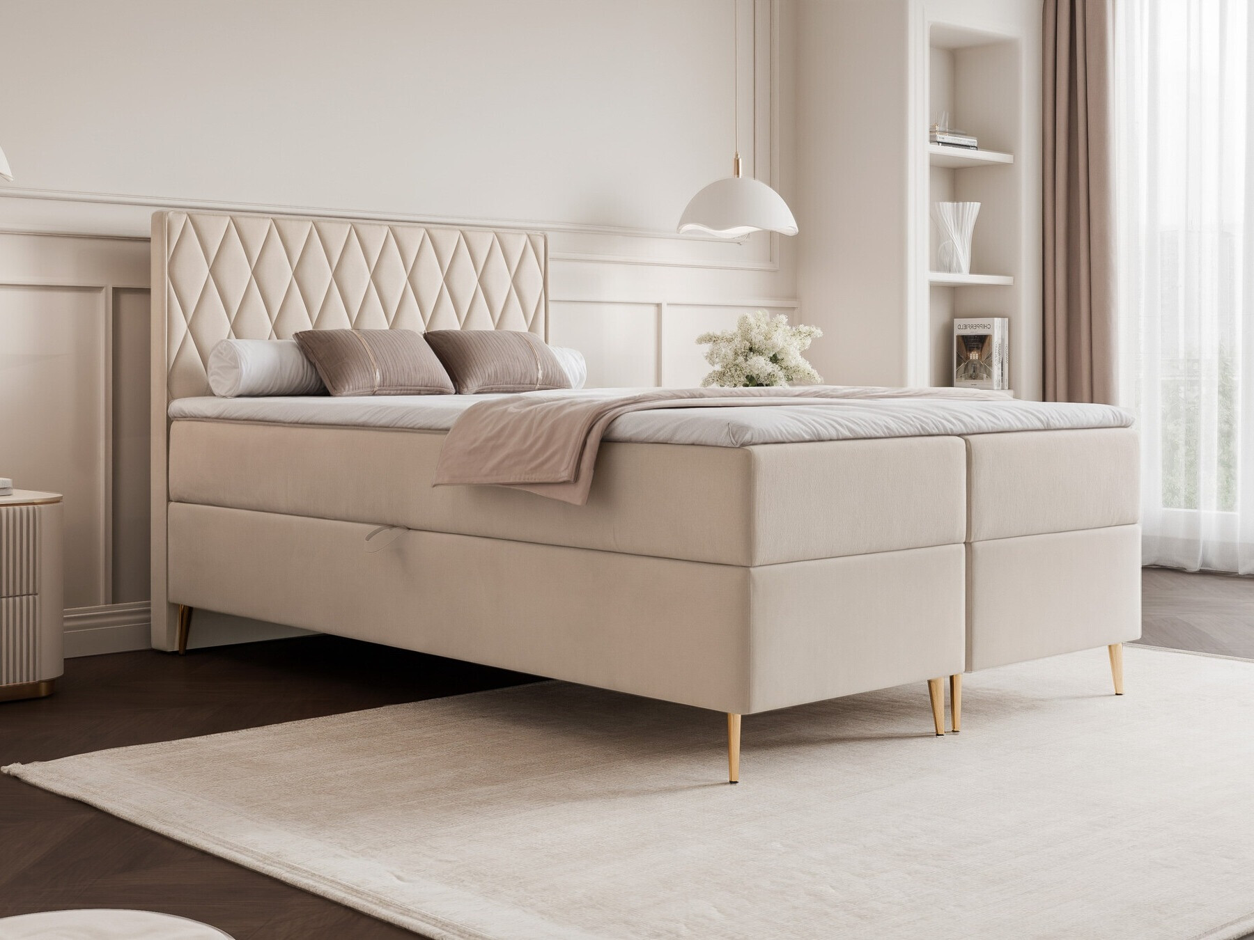 Κρεβάτι continental Martinez 110 (Magic Velvet 2256)