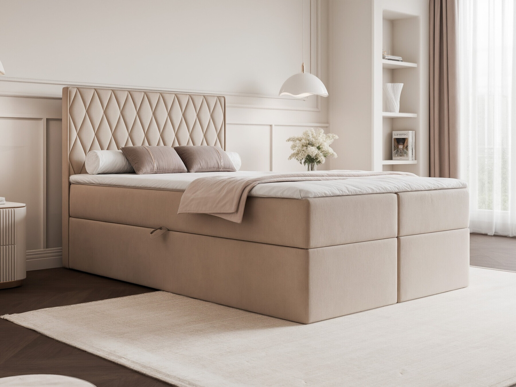 Κρεβάτι continental Martinez 114 (Magic Velvet 2210)