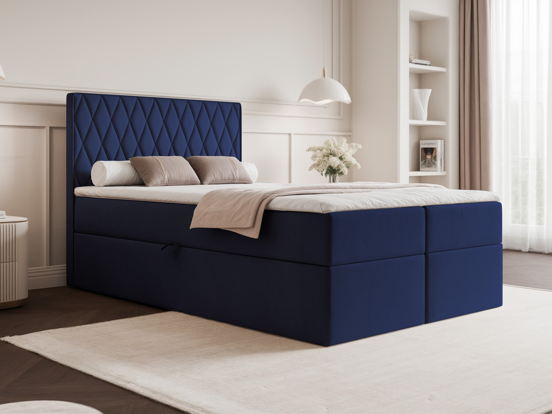 Κρεβάτι continental Martinez 114 (Magic Velvet 2216)