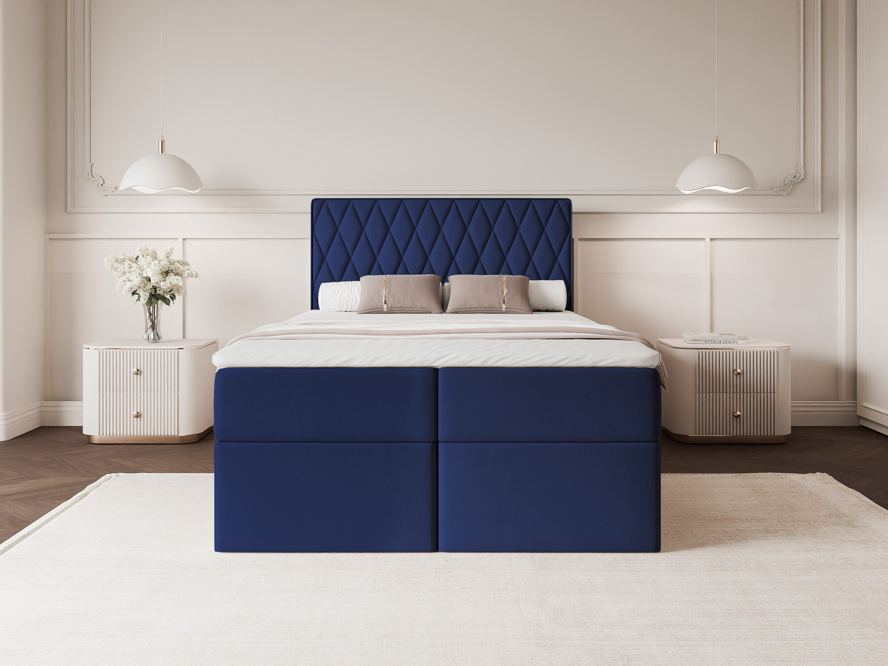 Κρεβάτι continental Martinez 114 (Magic Velvet 2216)