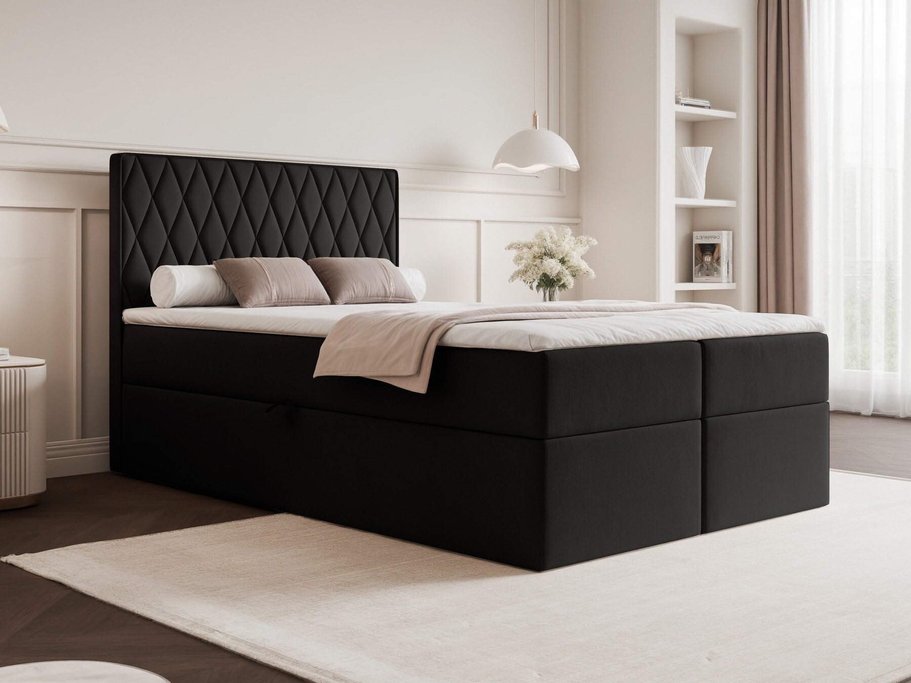 Κρεβάτι continental Martinez 114 (Magic Velvet 2219)