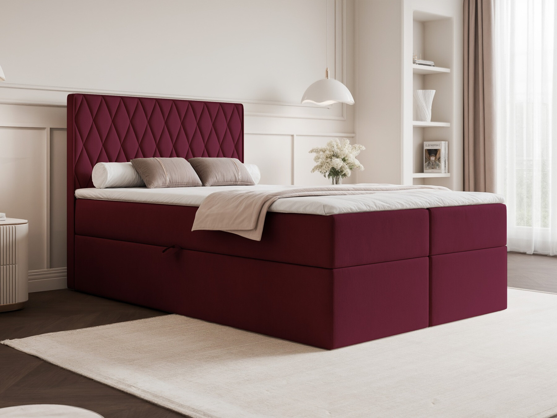 Κρεβάτι continental Martinez 114 (Magic Velvet 2229)