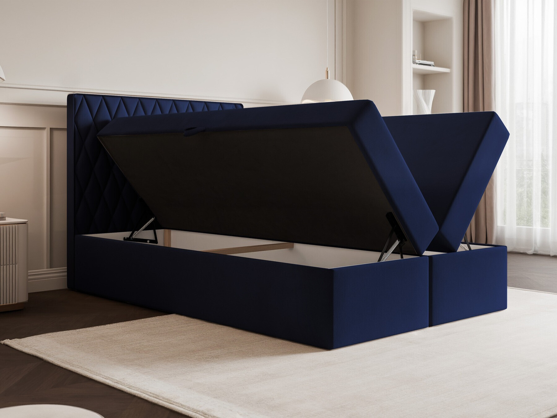 Κρεβάτι continental Martinez 114 (Magic Velvet 2229)