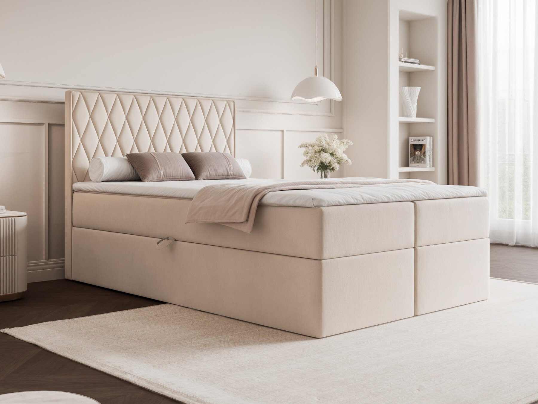 Κρεβάτι continental Martinez 114 (Magic Velvet 2256)