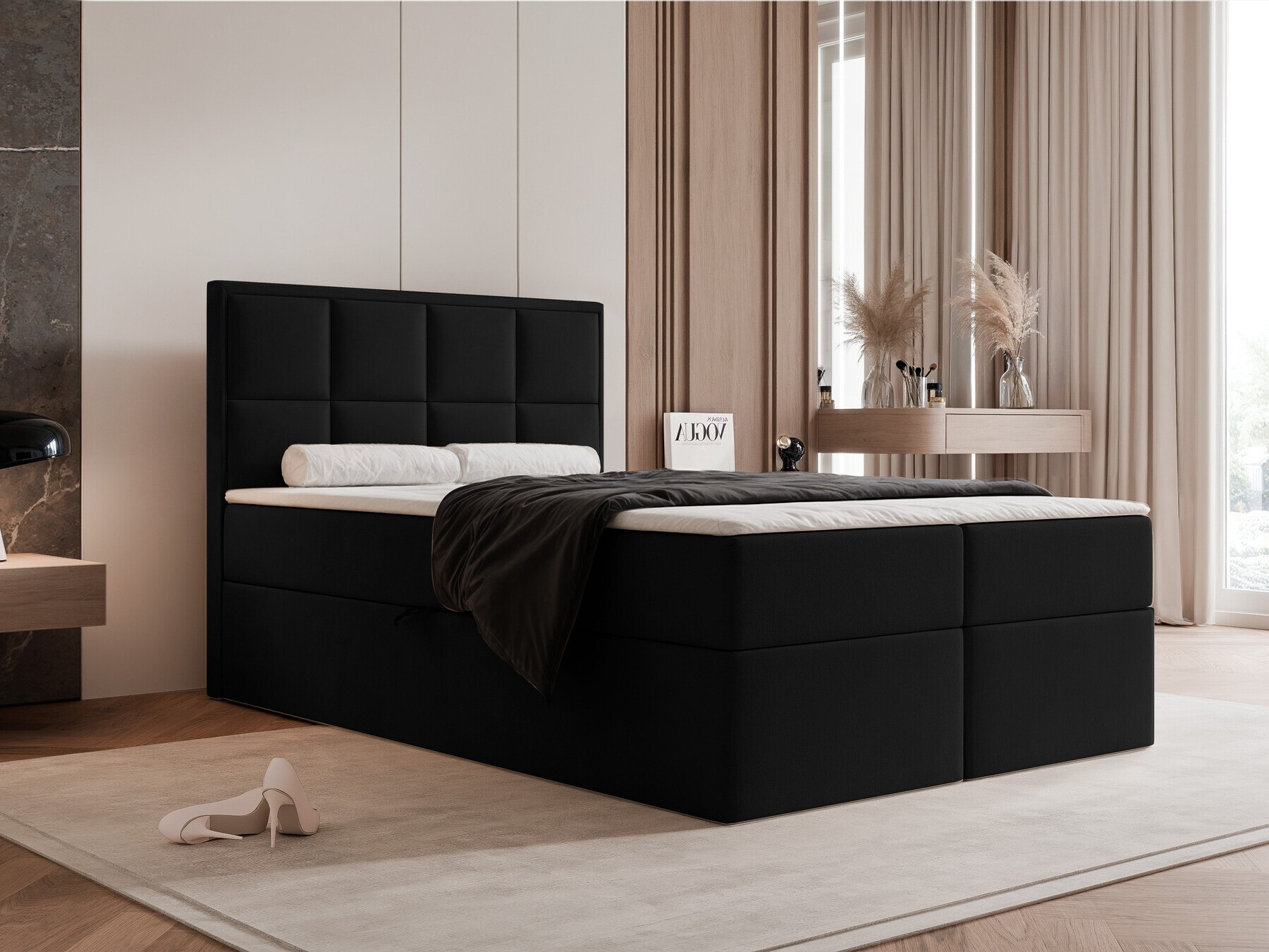 Κρεβάτι continental Martinez 115 (Magic Velvet 2219)