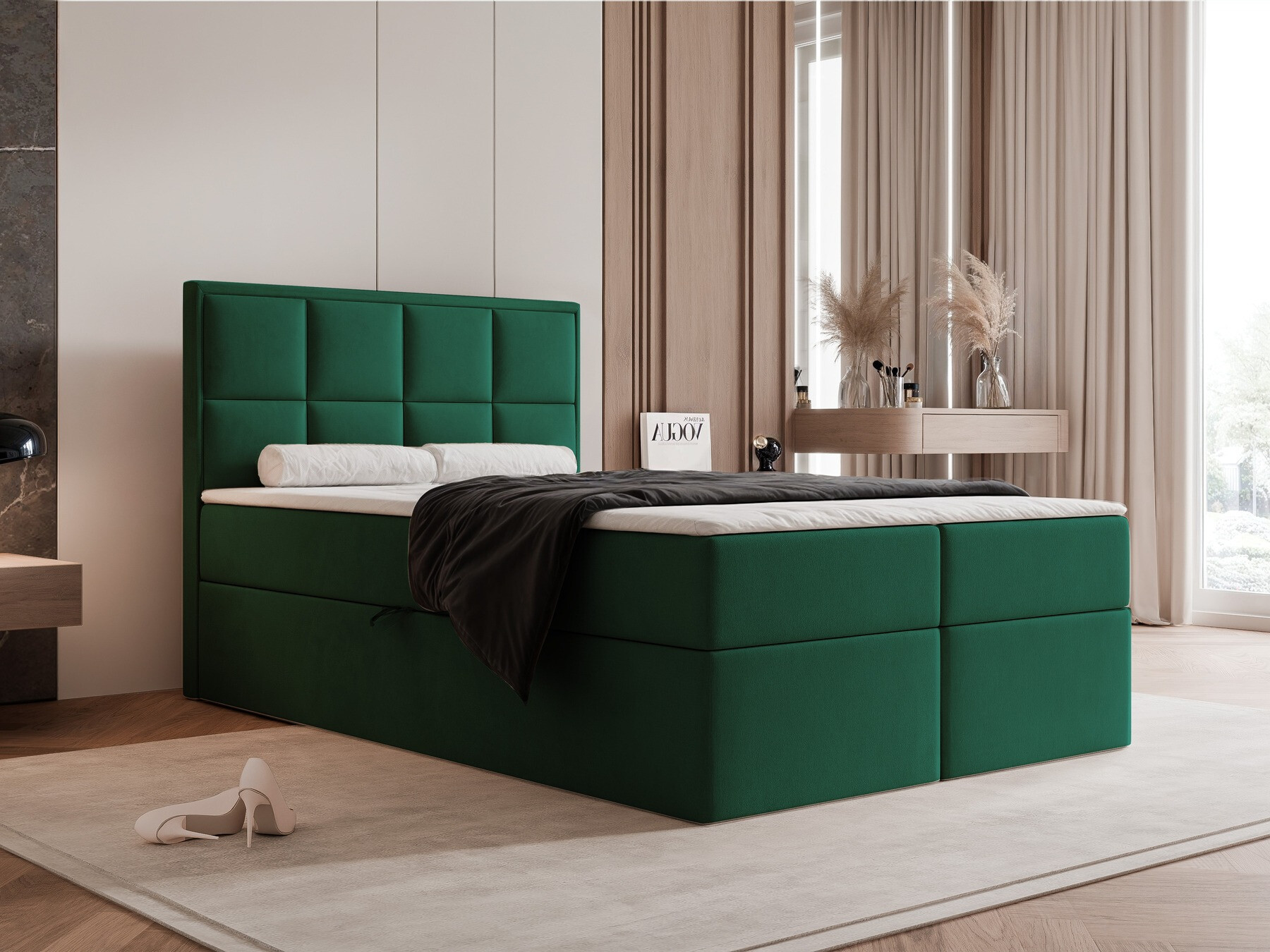 Κρεβάτι continental Martinez 115 (Magic Velvet 2225)