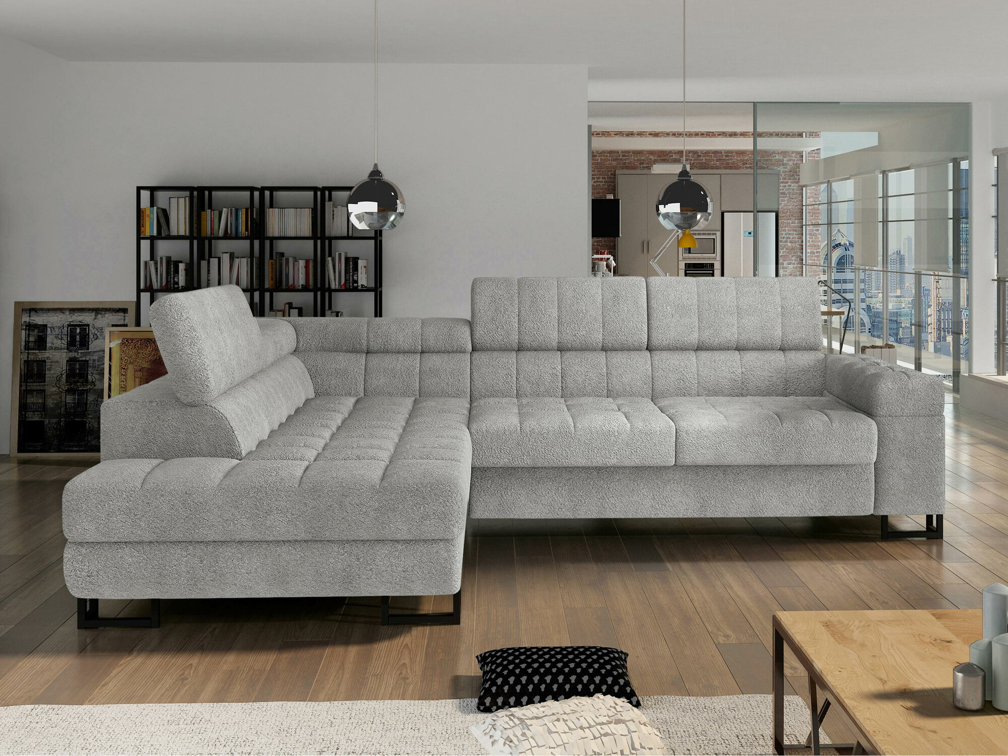 Γωνιακός Καναπές Comfivo Anima (Coral 75)