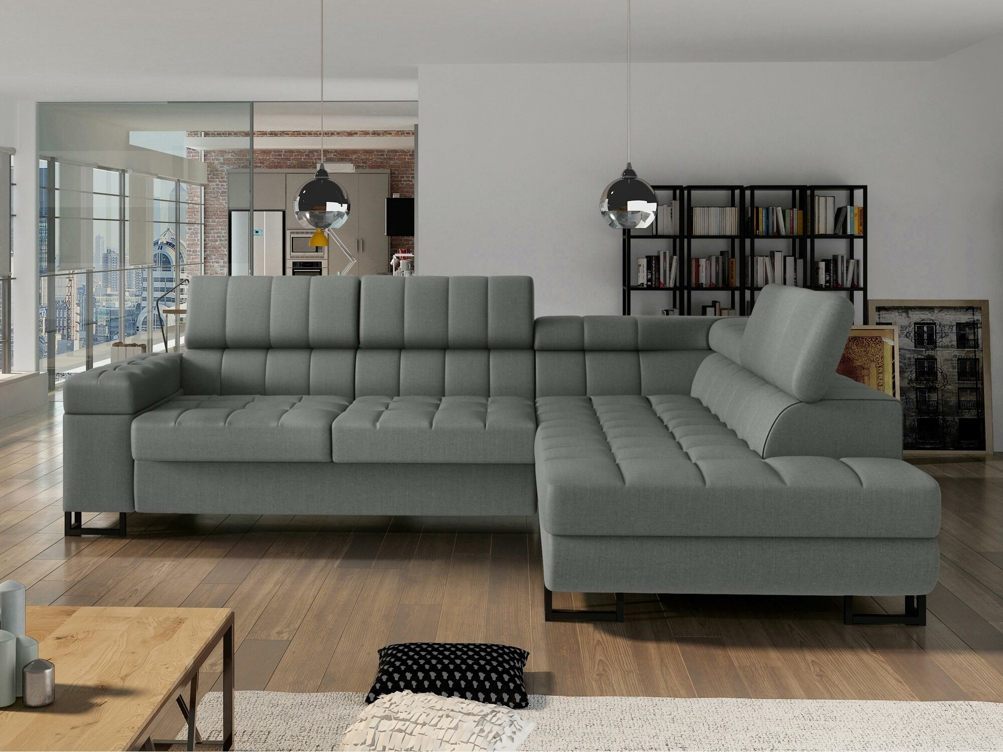 Γωνιακός Καναπές Comfivo Anima (Magic Velvet 2217)