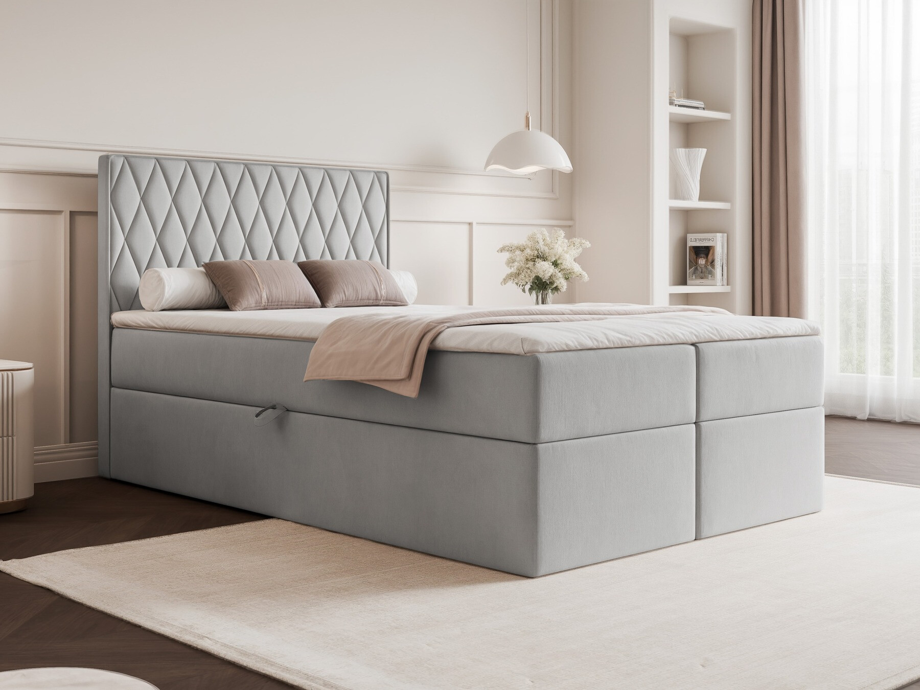 Κρεβάτι continental Martinez 114 (Magic Velvet 2240)