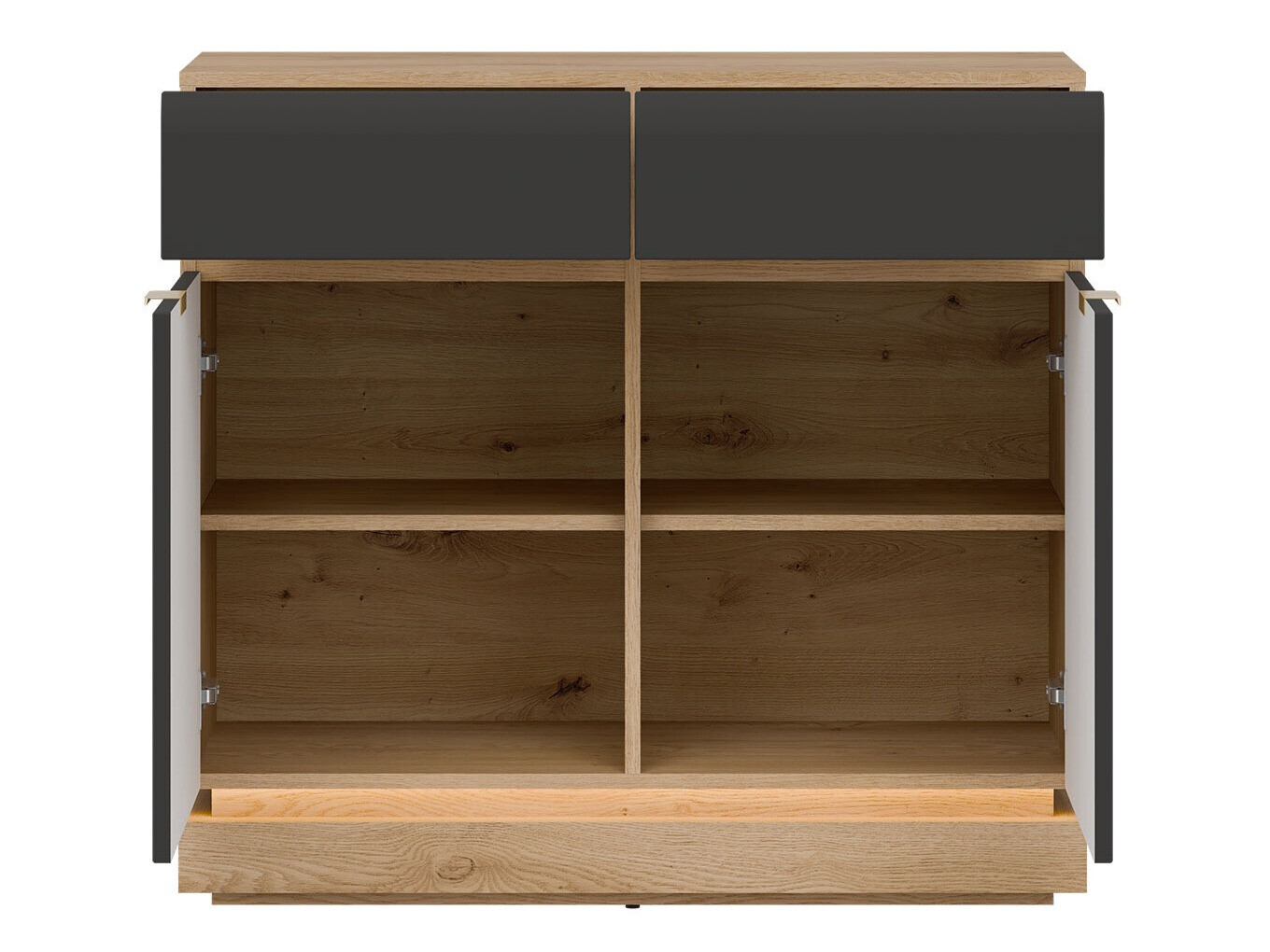 Συρταριέρα Teselbu 102 (Ανθρακί + Δρυς)