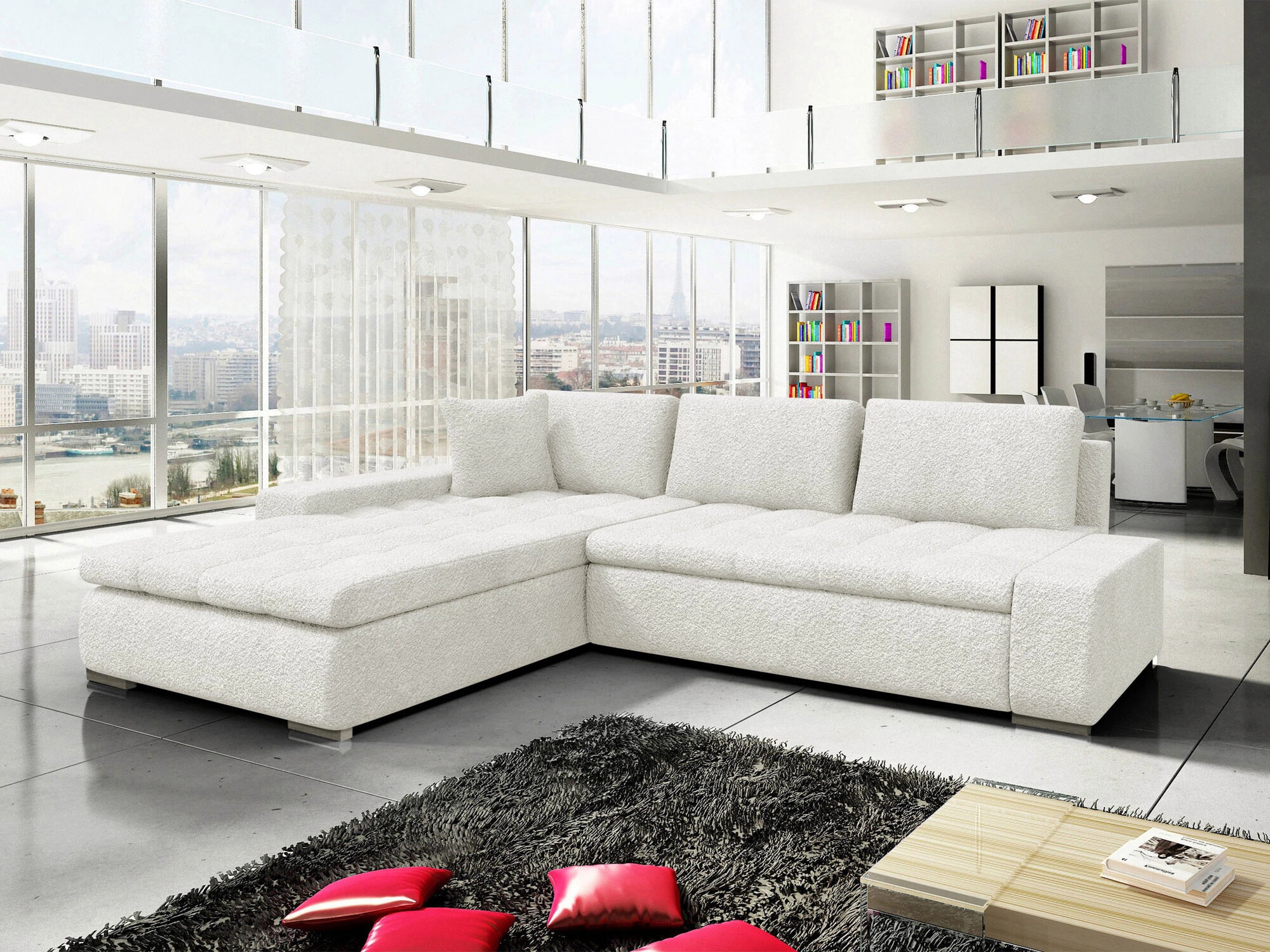 Γωνιακός Καναπές Comfivo Nitor II (Coral 70)