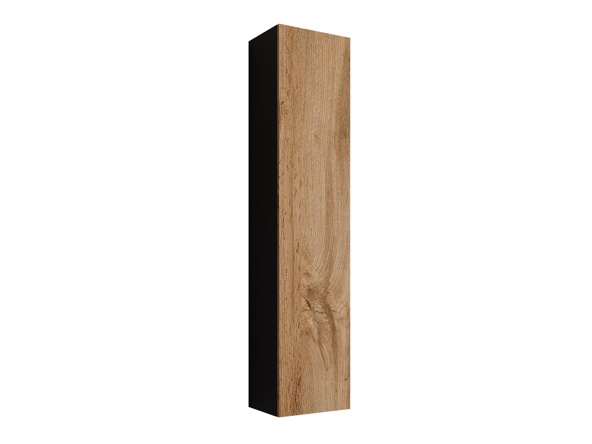 Ράφι τοίχου Vilrin II (Μαύρο + Δρυς wotan)