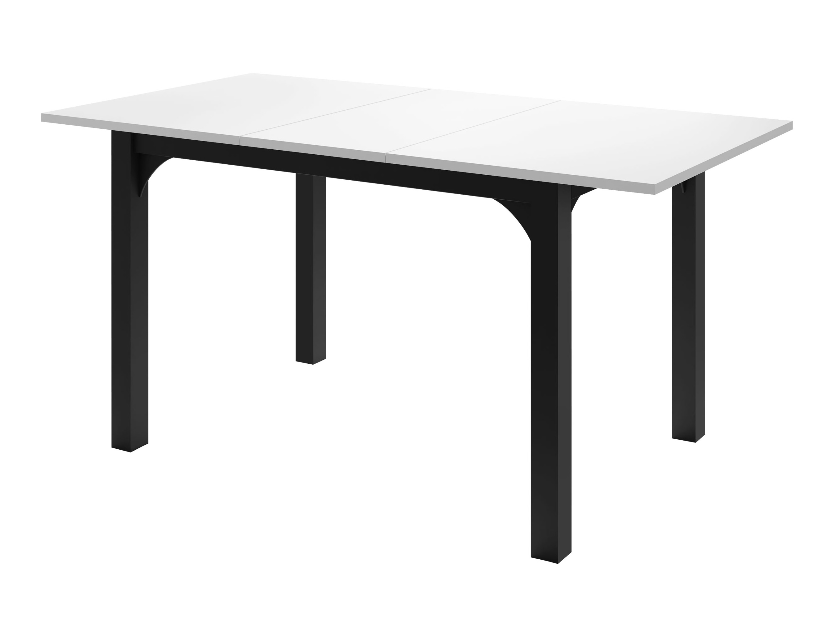Τραπέζι Oswego 135 (Καρυδί + Μαύρο)