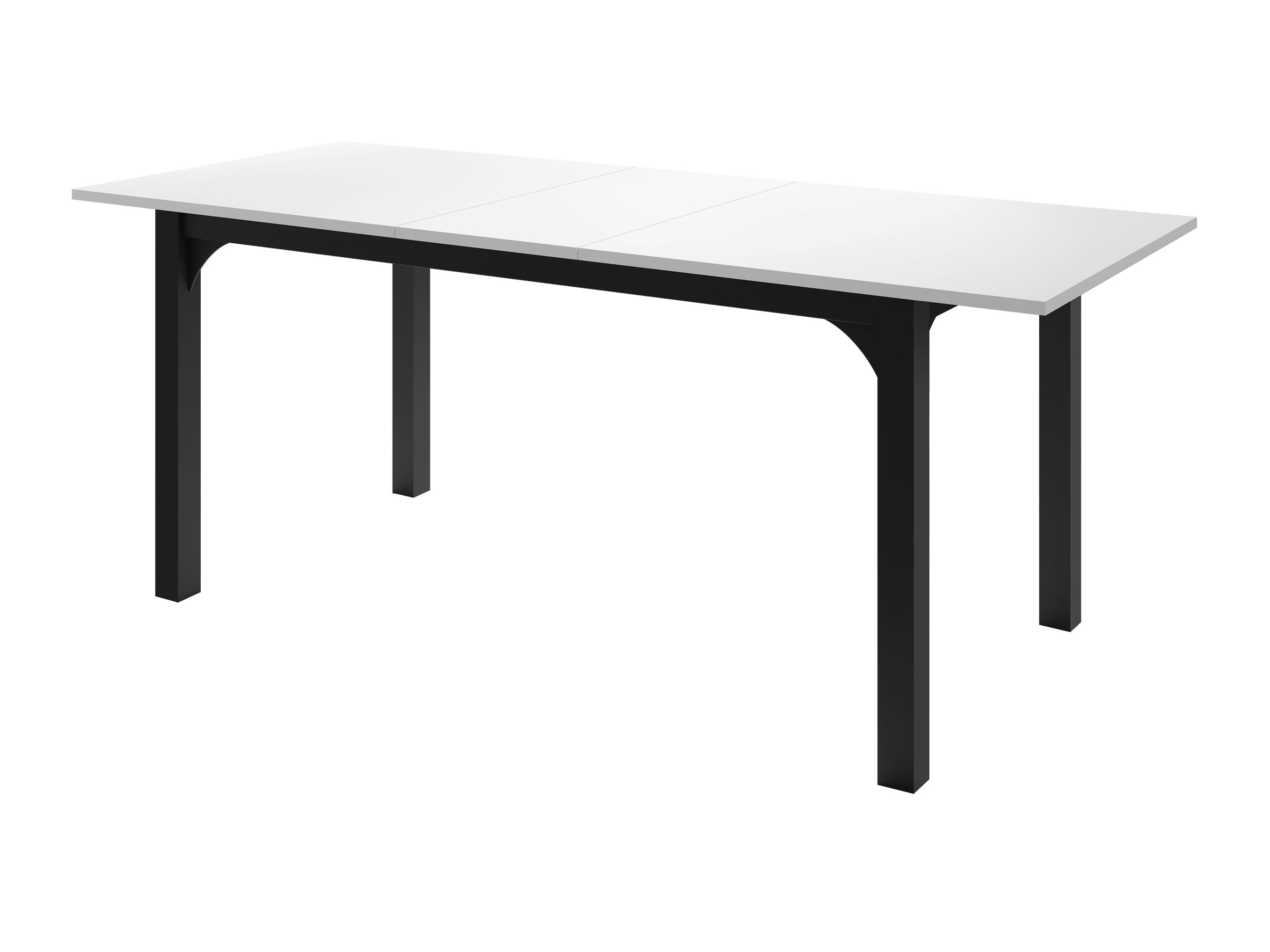 Τραπέζι Oswego 137 (Καρυδί + Μαύρο)