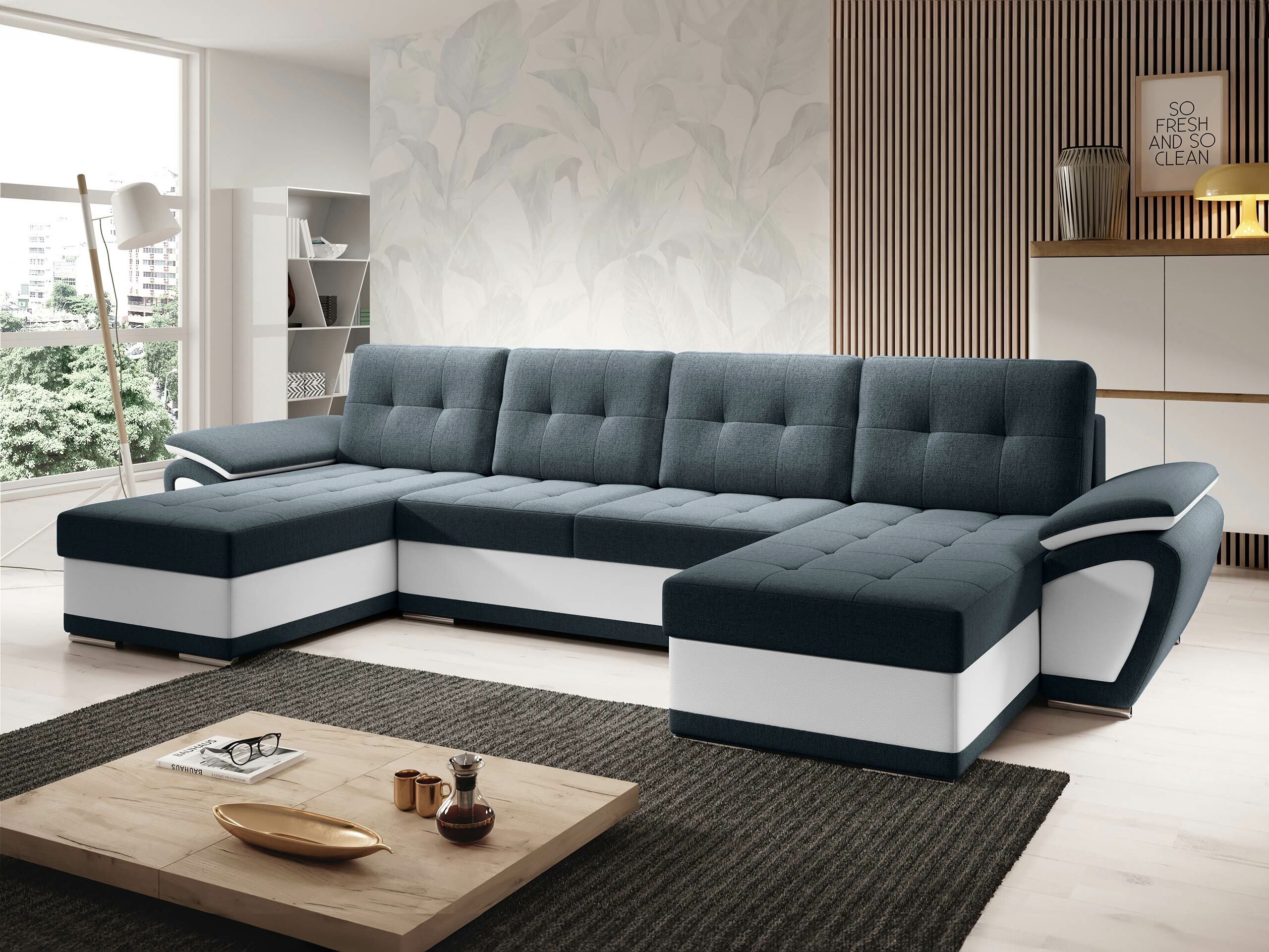 Γωνιακός Καναπές Arvada 115 (Rico 14 + Soft 17)