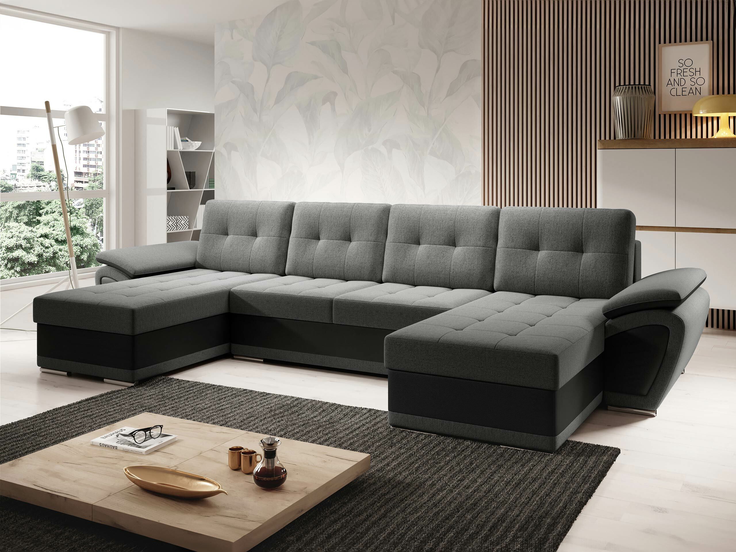 Γωνιακός Καναπές Arvada 115 (Rico 23 + Soft 11)