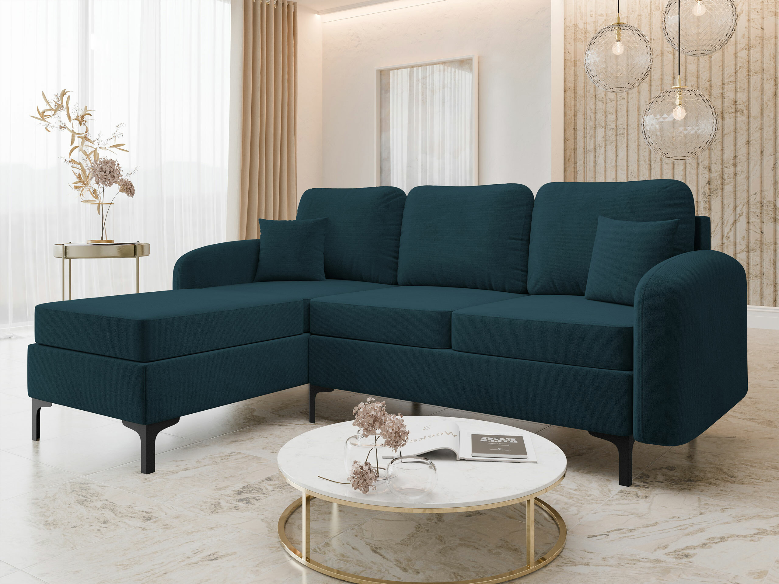 Γωνιακός Καναπές Torlua 103 (Manila 25)