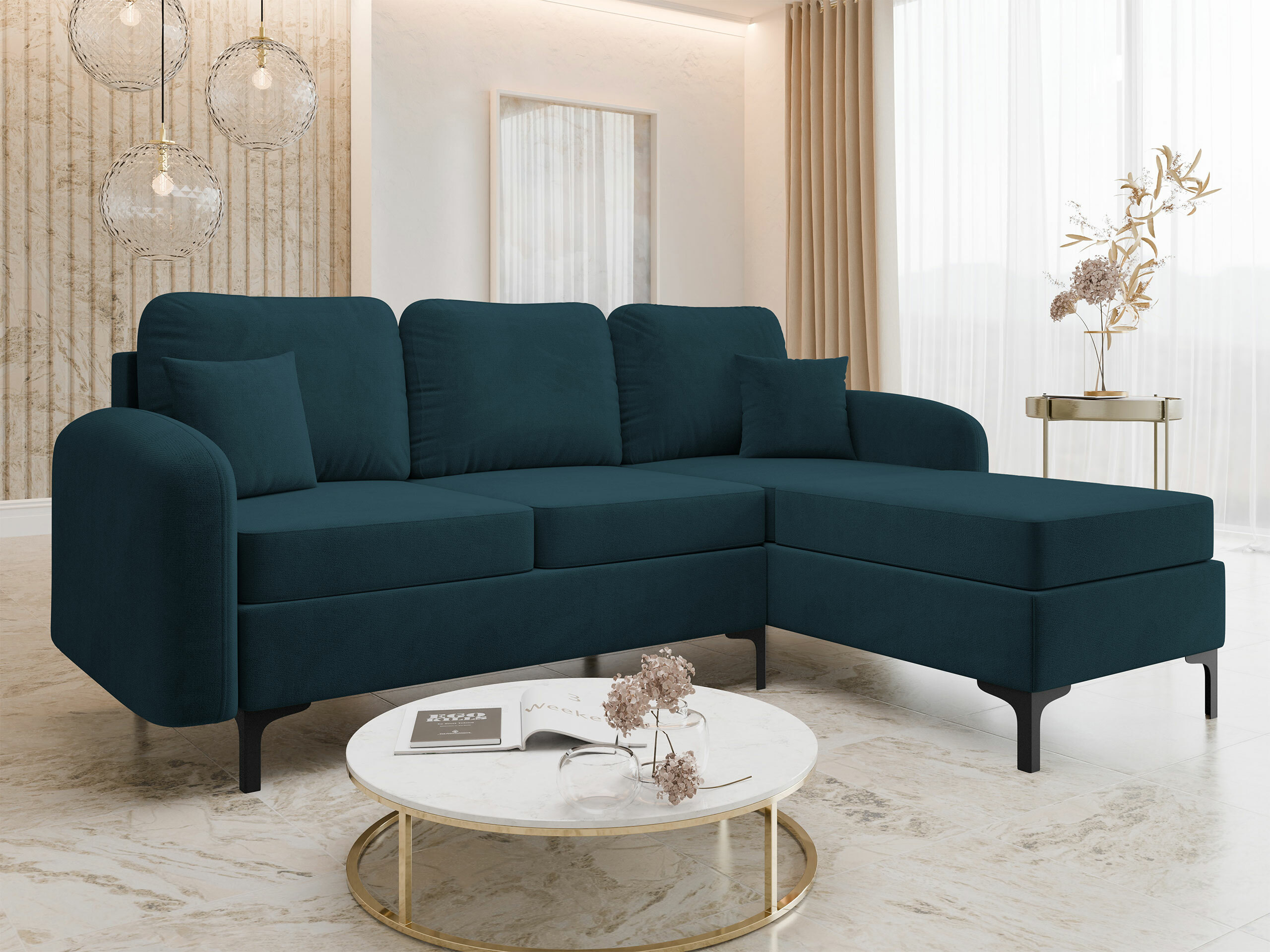 Γωνιακός Καναπές Torlua 103 (Manila 25)