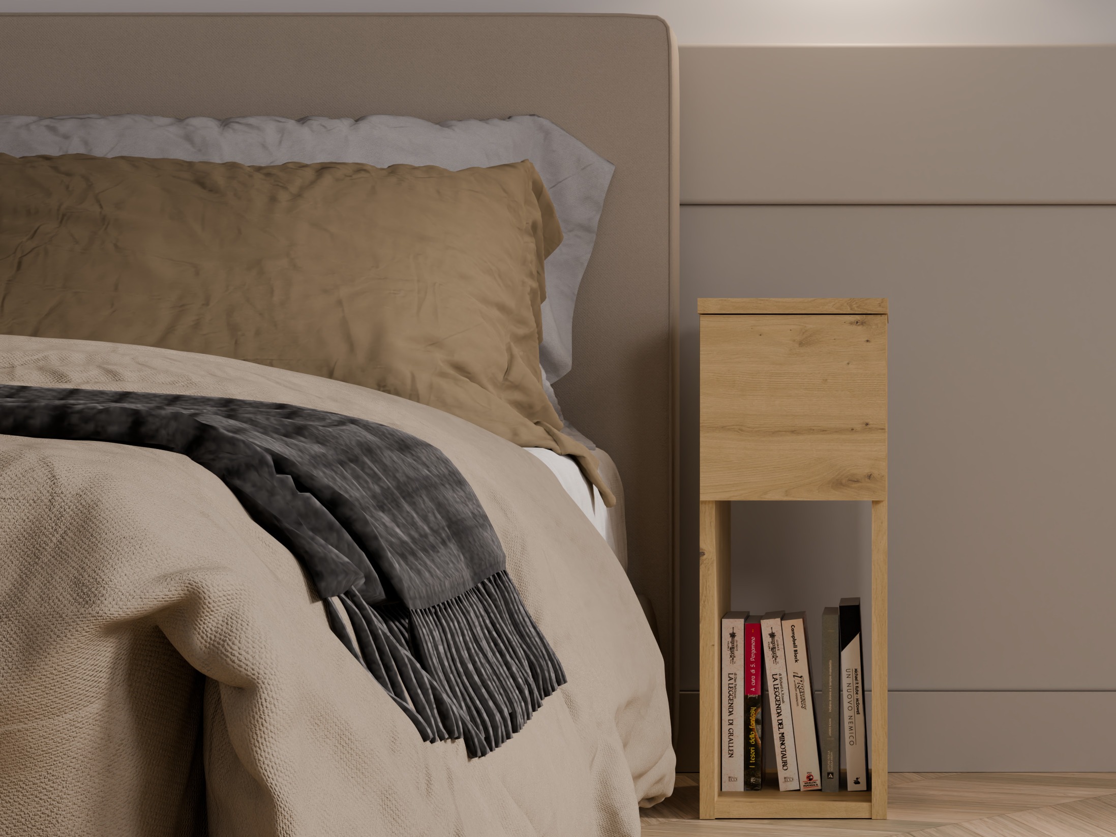 Κομοδίνο Mandeville 304 (Artisan βελανιδιά)
