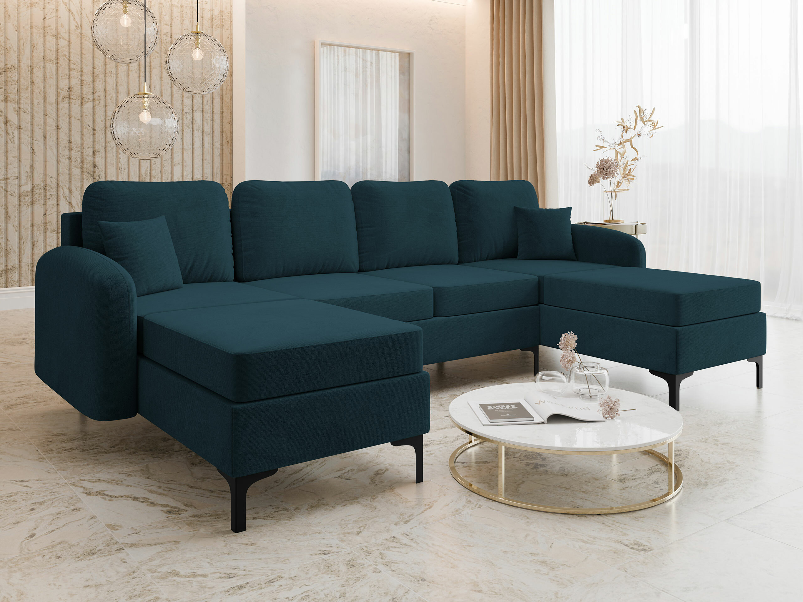 Γωνιακός Καναπές Torlua 104 (Manila 25)
