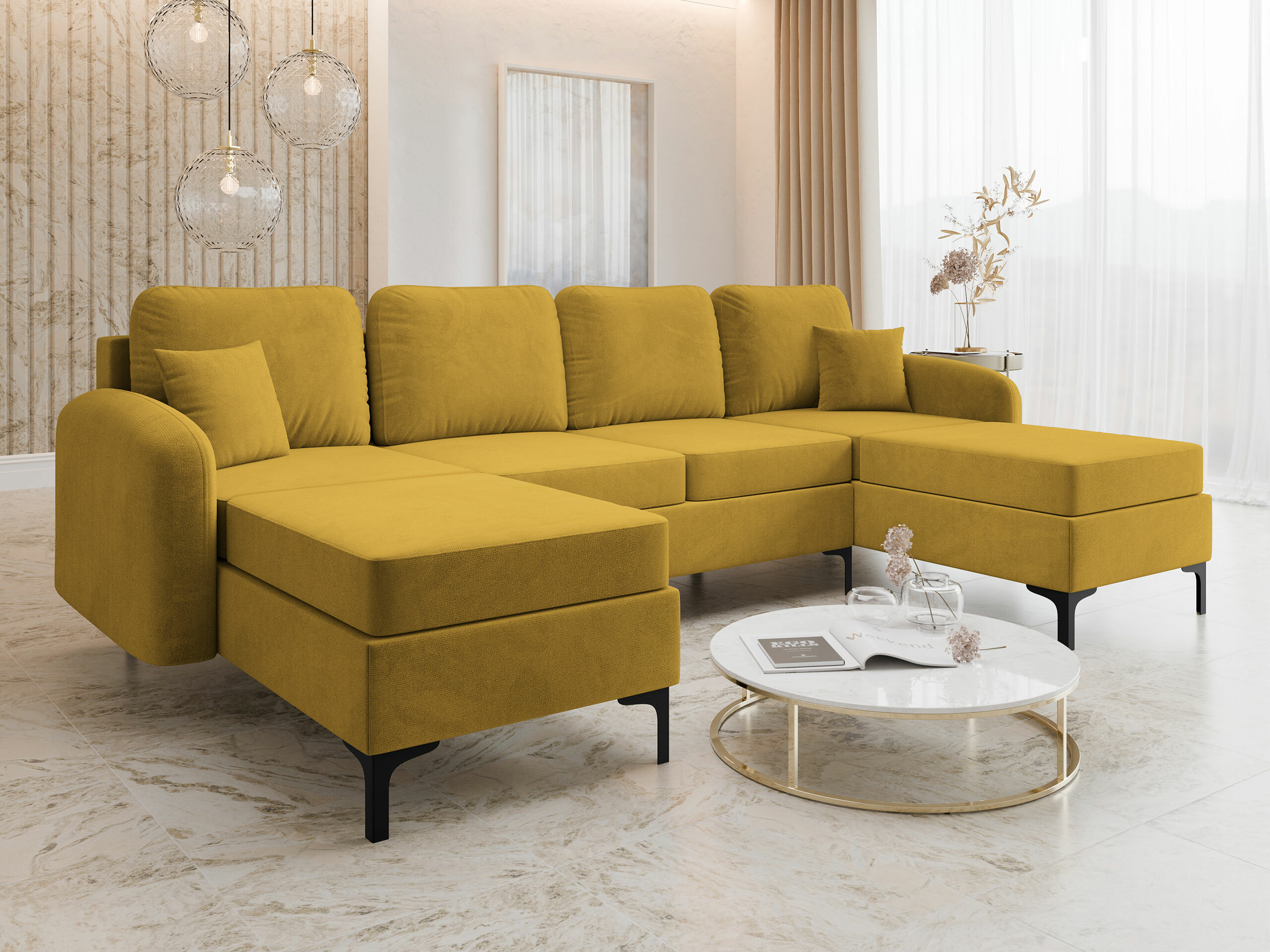 Γωνιακός Καναπές Torlua 104 (Manila 33)