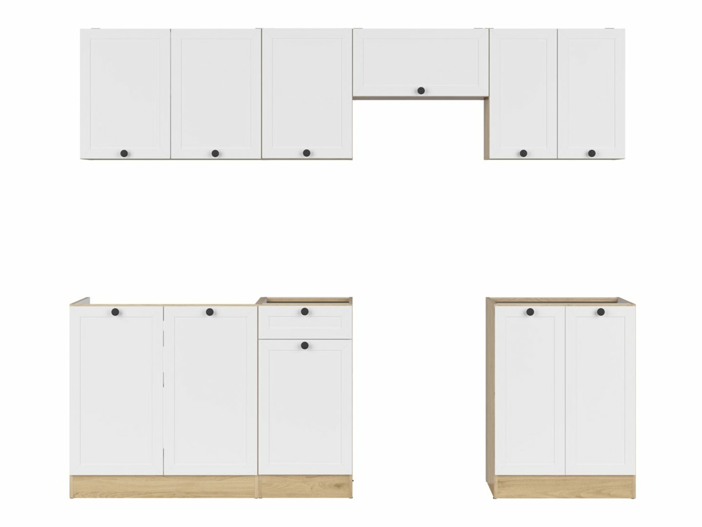 Πολυμορφικό σετ κουζίνας Classic White Oak 118