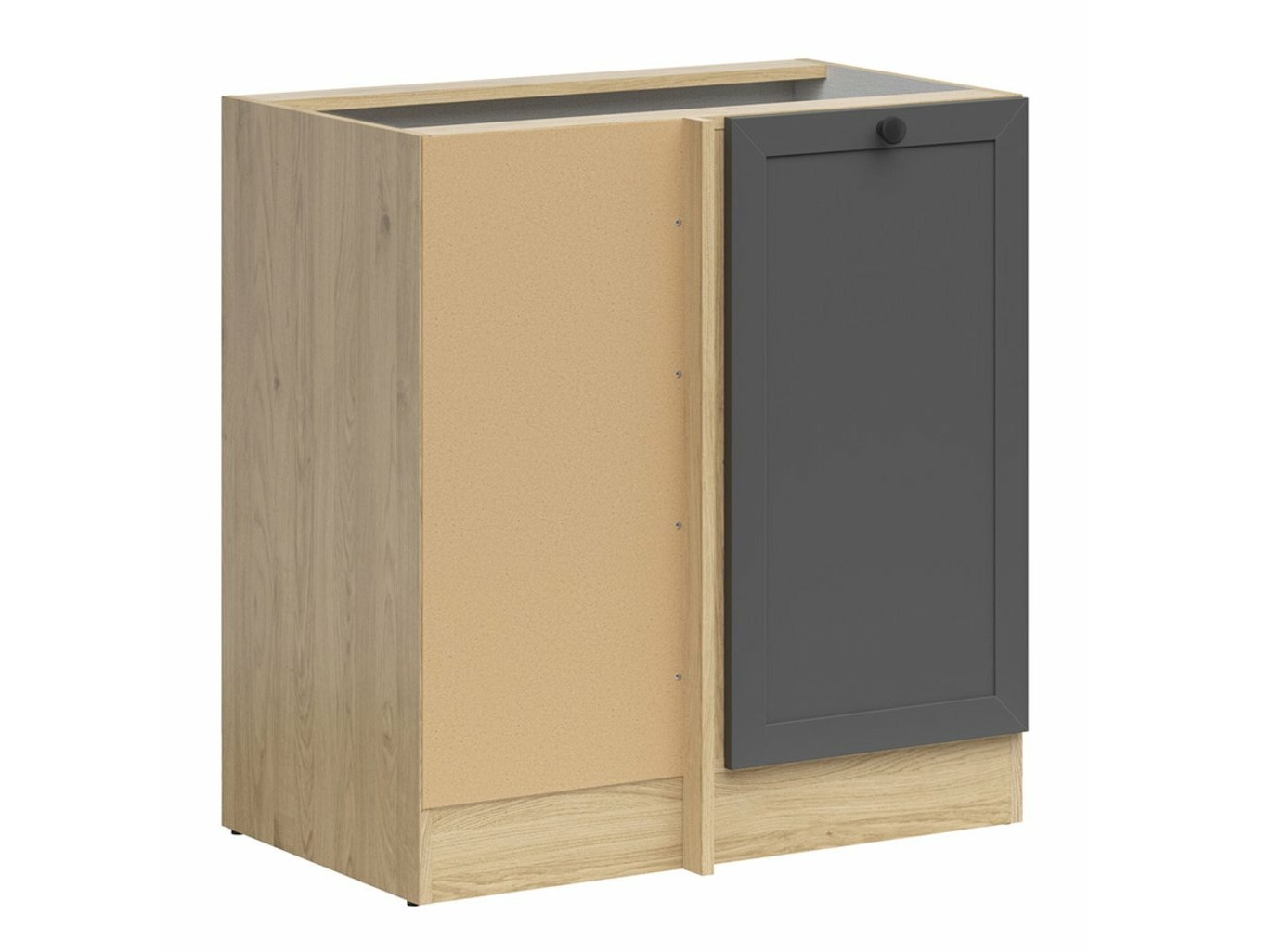 Πολυμορφικό γωνιακό ντουλάπι Classic Grey Oak 115