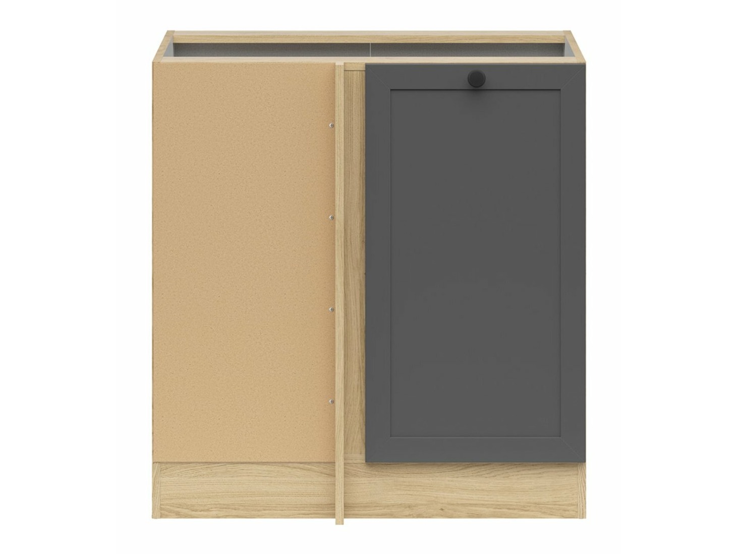Πολυμορφικό γωνιακό ντουλάπι Classic Grey Oak 115