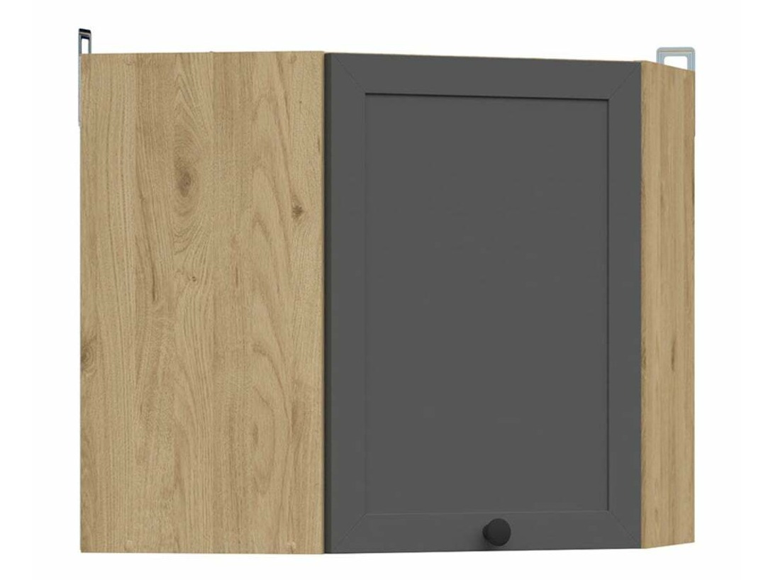 Πολυμορφικό γωνιακό ντουλάπι τοίχου Classic Grey Oak 104