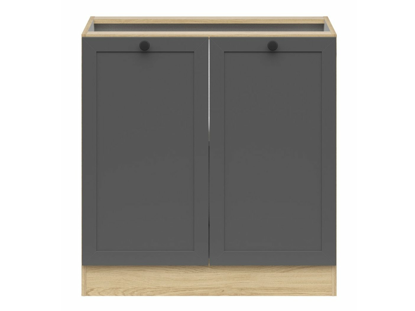 Πολυμορφικό ντουλάπι με πόρτες Classic Grey Oak 102