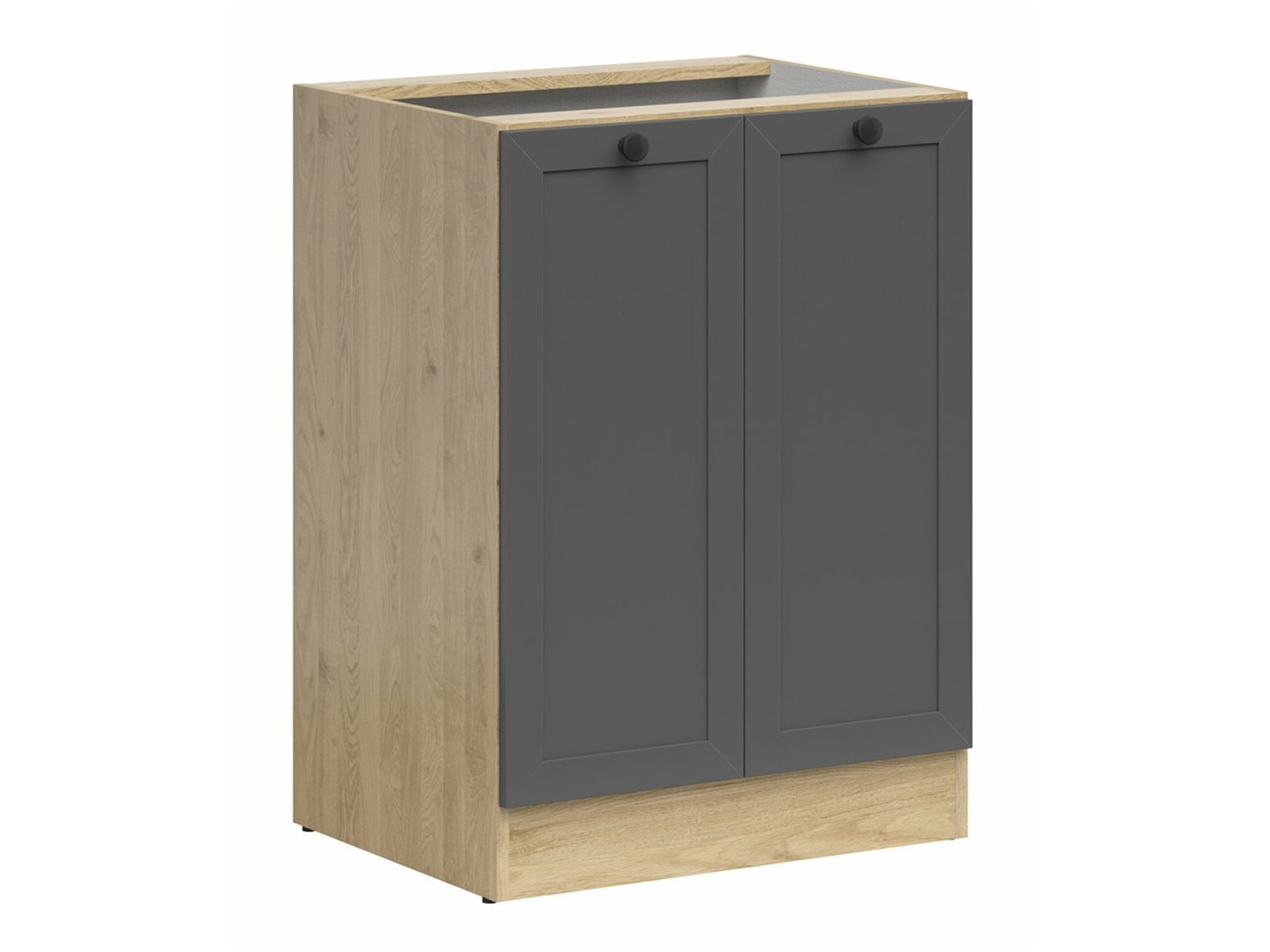 Πολυμορφικό ντουλάπι με πόρτες Classic Grey Oak 105