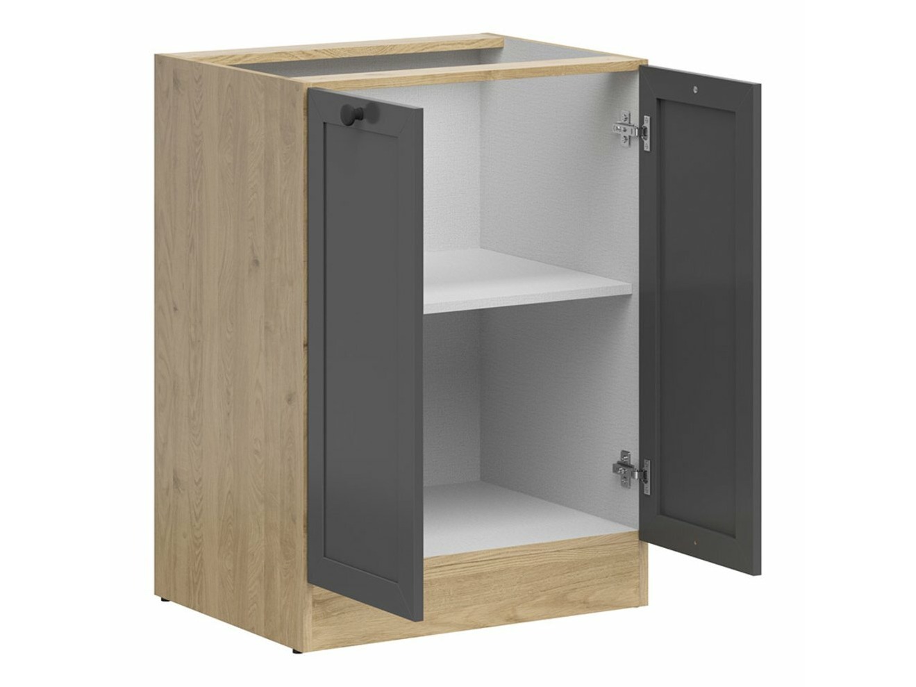 Πολυμορφικό ντουλάπι με πόρτες Classic Grey Oak 105