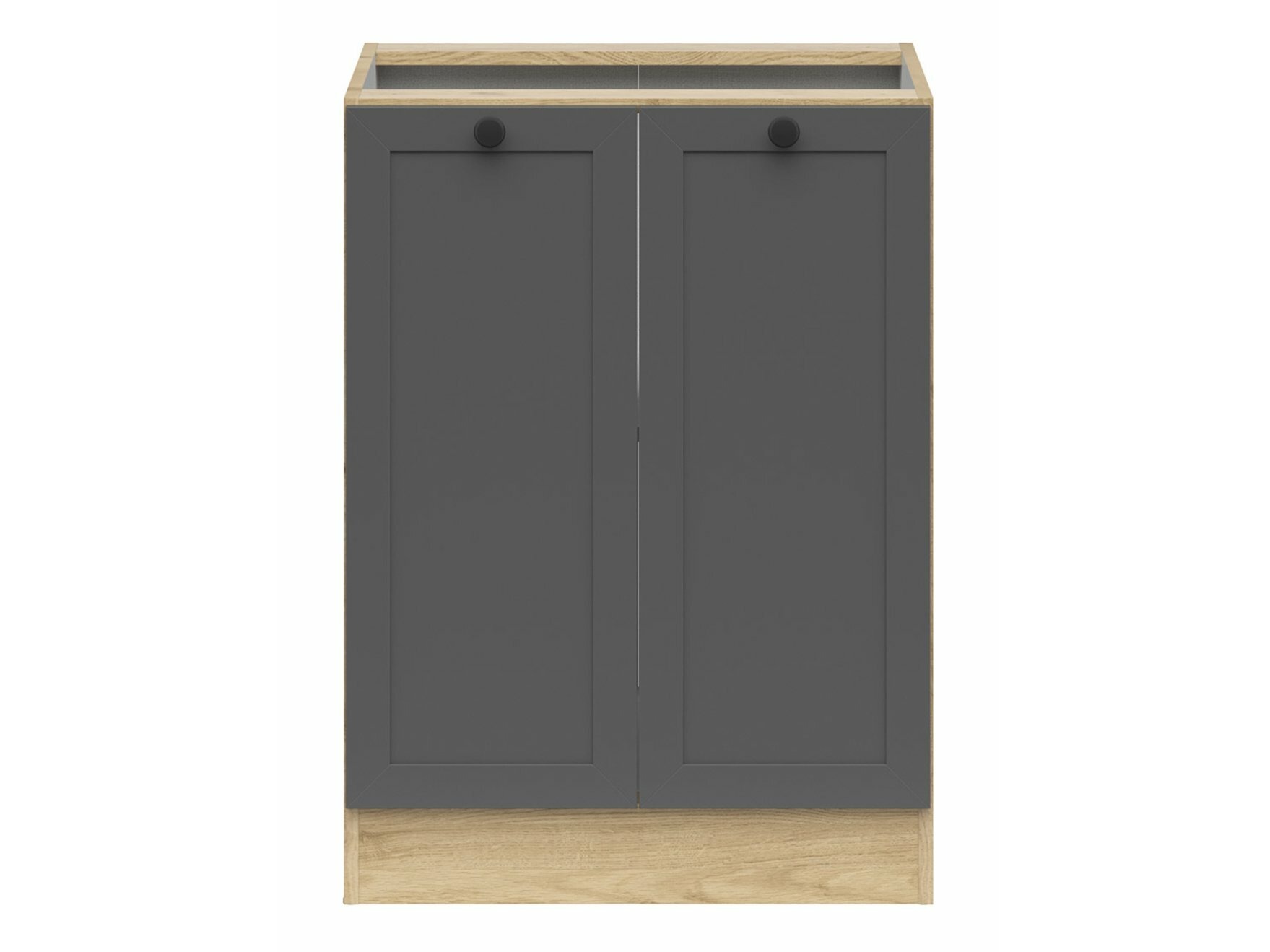 Πολυμορφικό ντουλάπι με πόρτες Classic Grey Oak 105