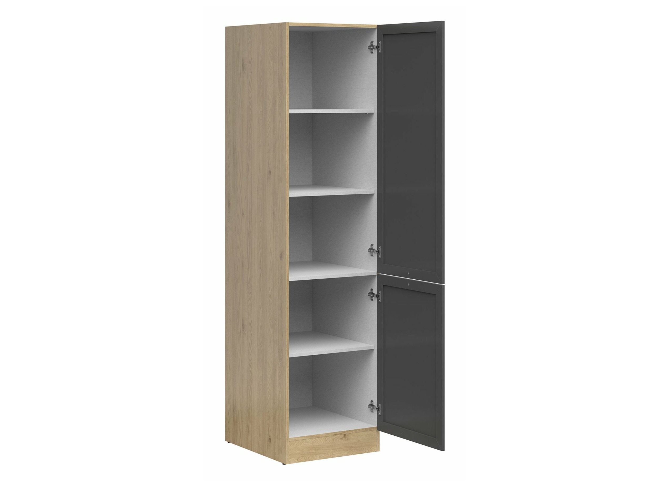 Πολυμορφικό ντουλάπι με πόρτες Classic Grey Oak 114