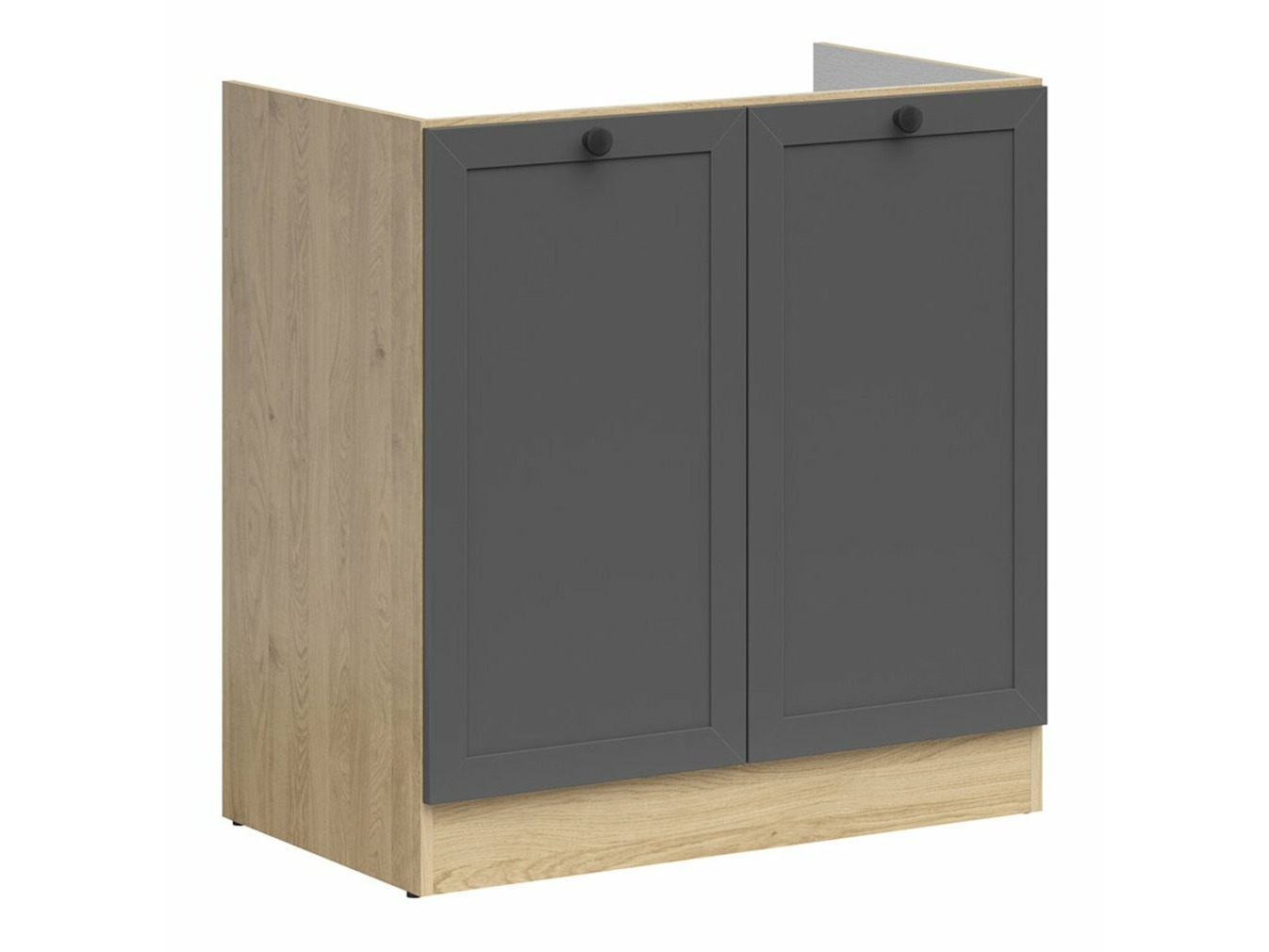 Πολυμορφικό ντουλάπι νεροχύτη με πόρτες Classic Grey Oak 101