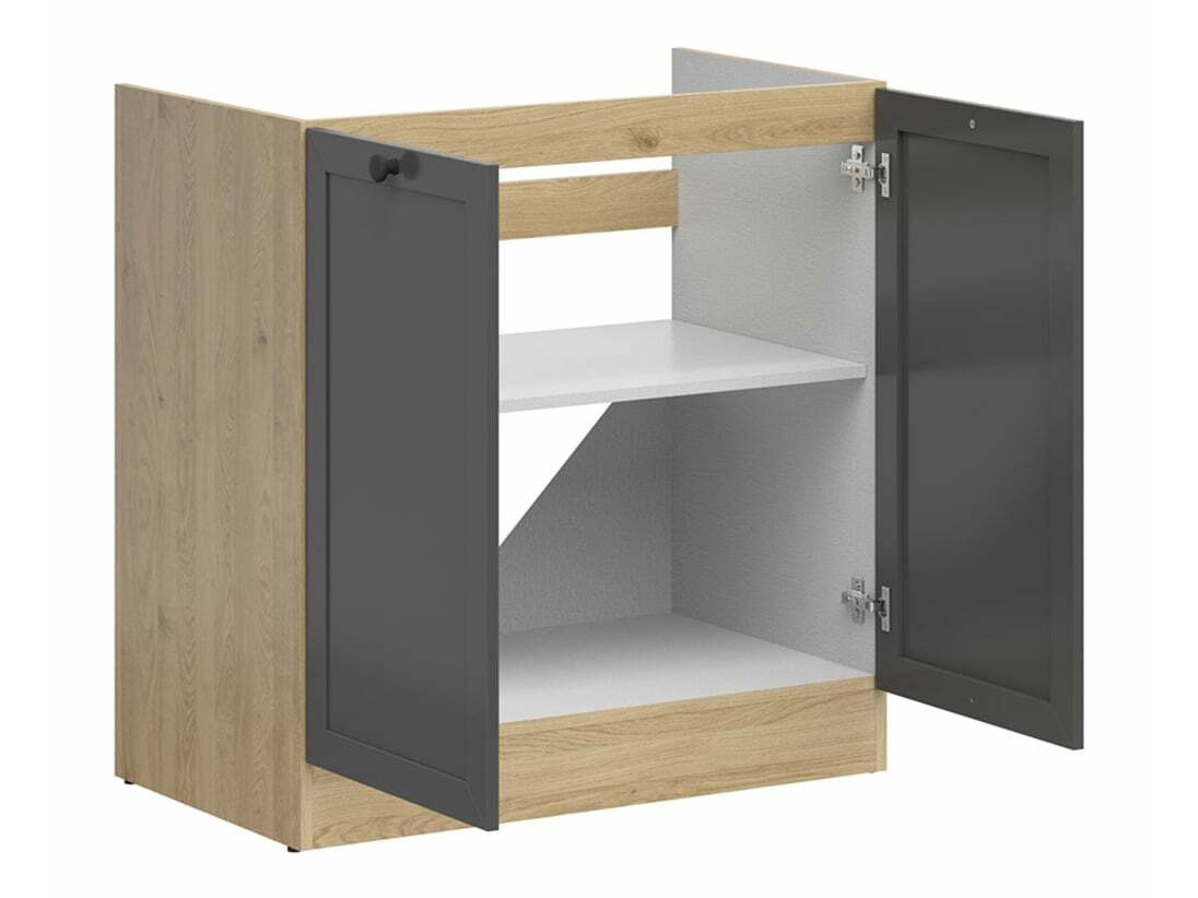 Πολυμορφικό ντουλάπι νεροχύτη με πόρτες Classic Grey Oak 101