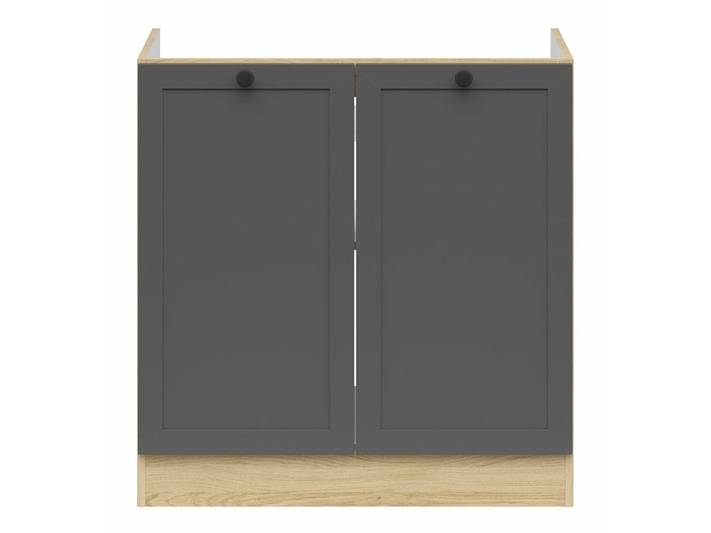 Πολυμορφικό ντουλάπι νεροχύτη με πόρτες Classic Grey Oak 101