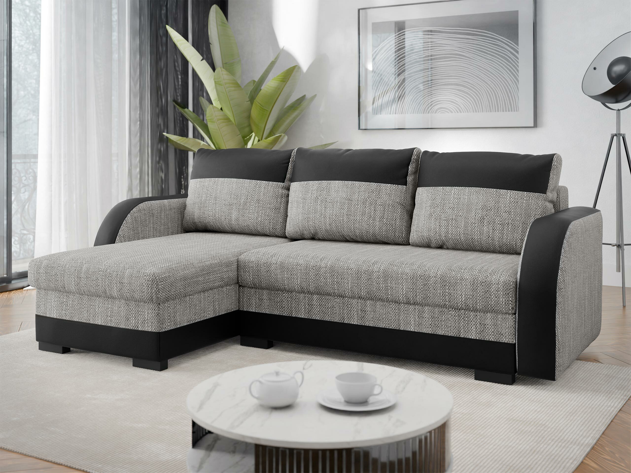 Γωνιακός Καναπές Gratia (Soft 011 + Lawa 05)