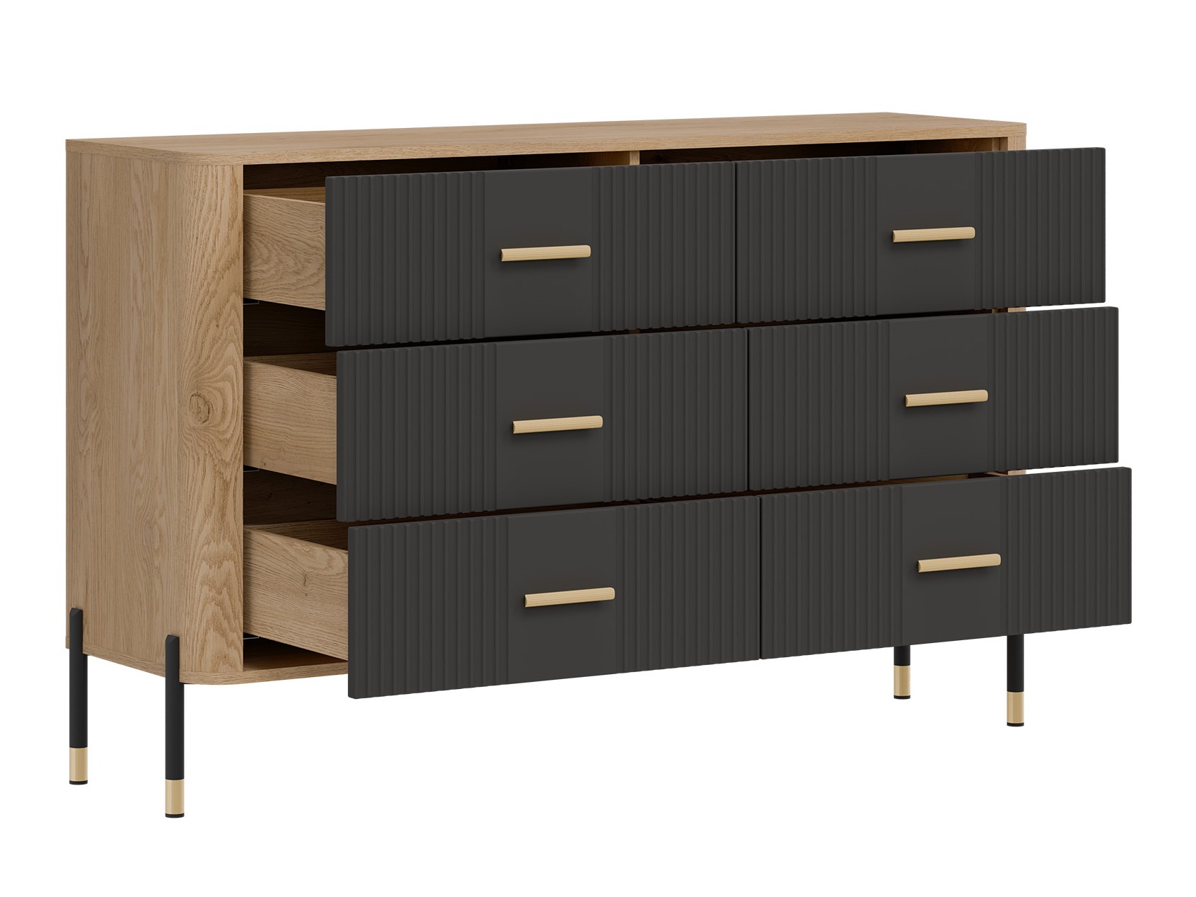 Συρταριέρα Flosora 109 (Ανθρακί)