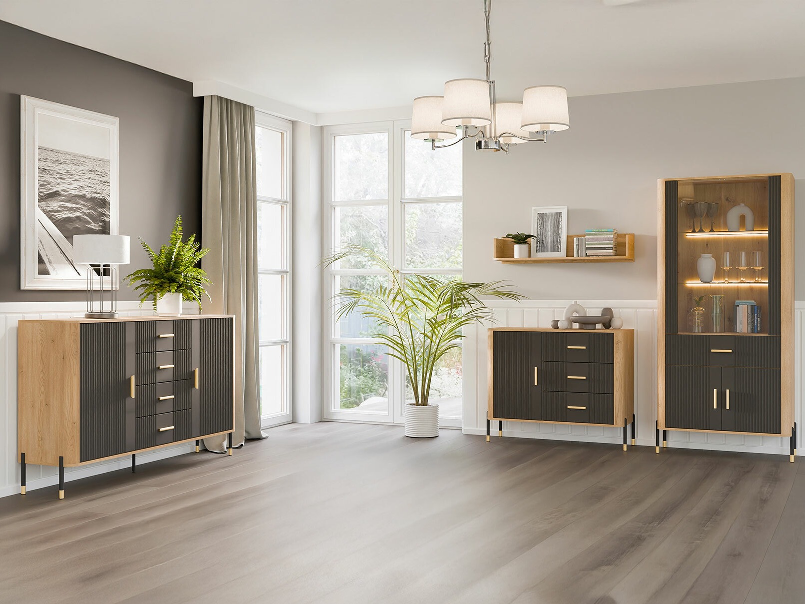 Συρταριέρα Flosora 119 (Ανθρακί)