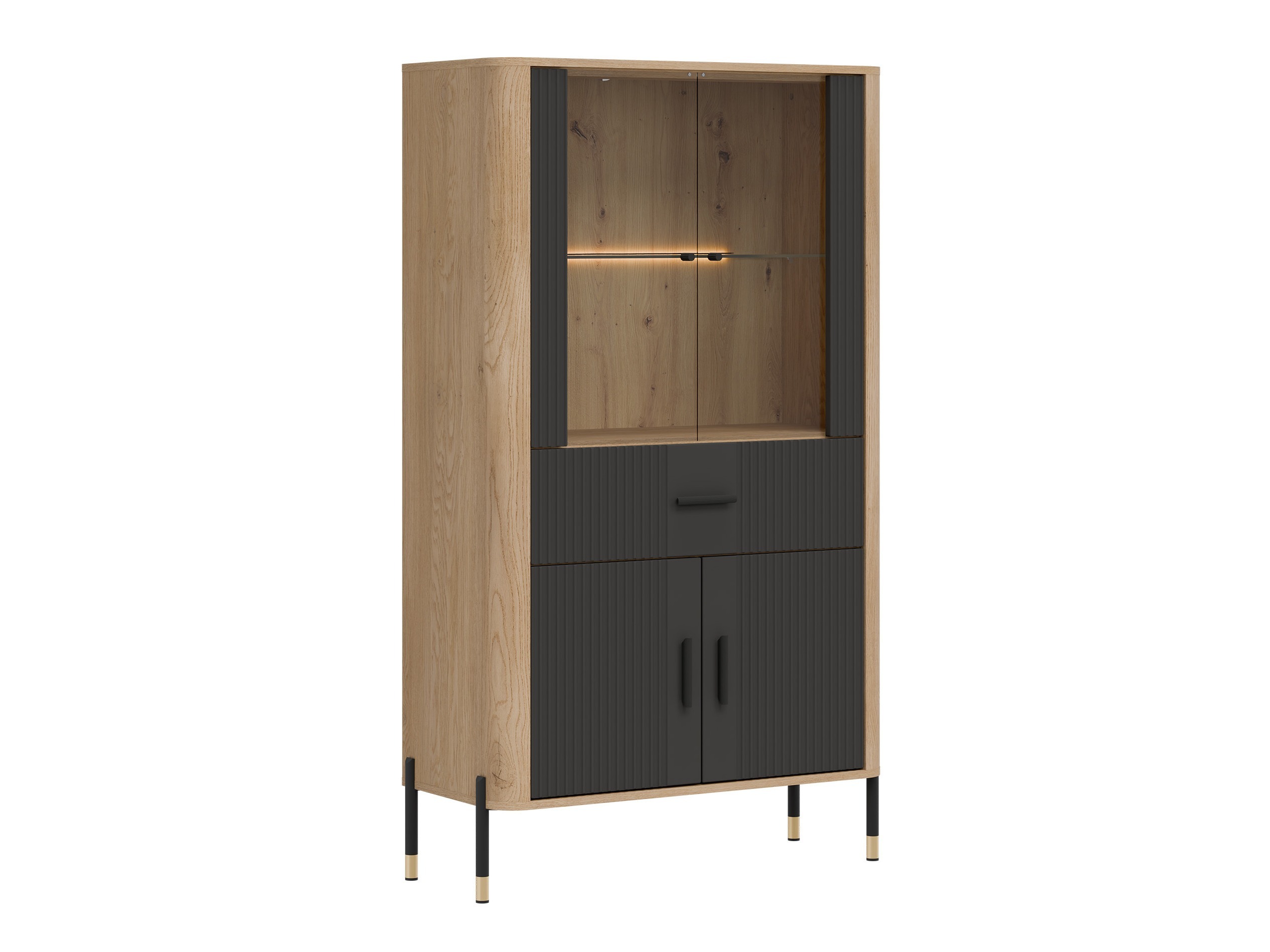 Βιβλιοθήκη Flosora 125 (Ανθρακί)
