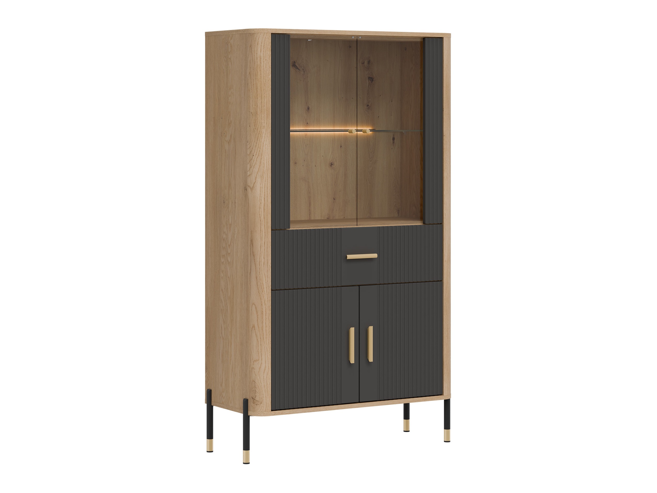 Βιβλιοθήκη Flosora 125 (Ανθρακί)