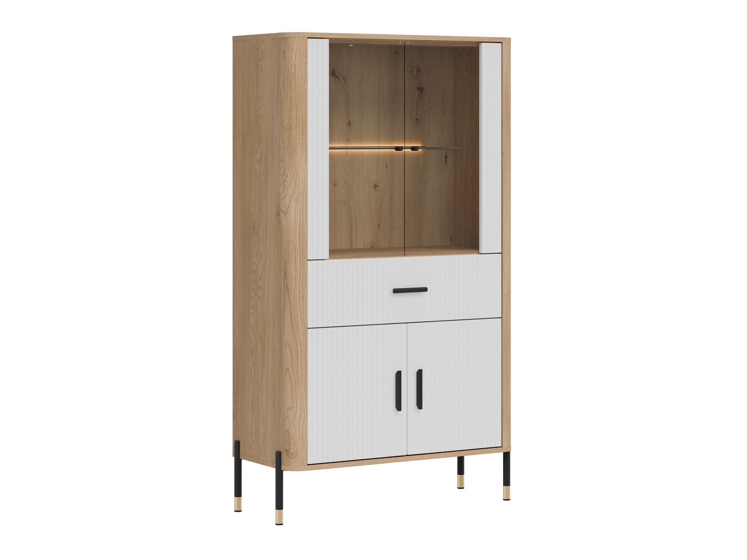 Βιβλιοθήκη Flosora 125 (Άσπρο)
